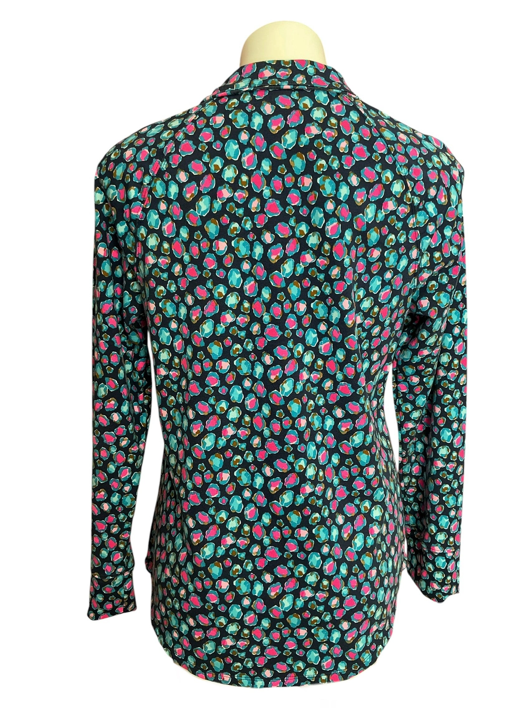 Lilly Pulitzer Skipper Popover UPF 50+ Seabreeze Blue Low Tide Navy Spotted In The Wild - Size M