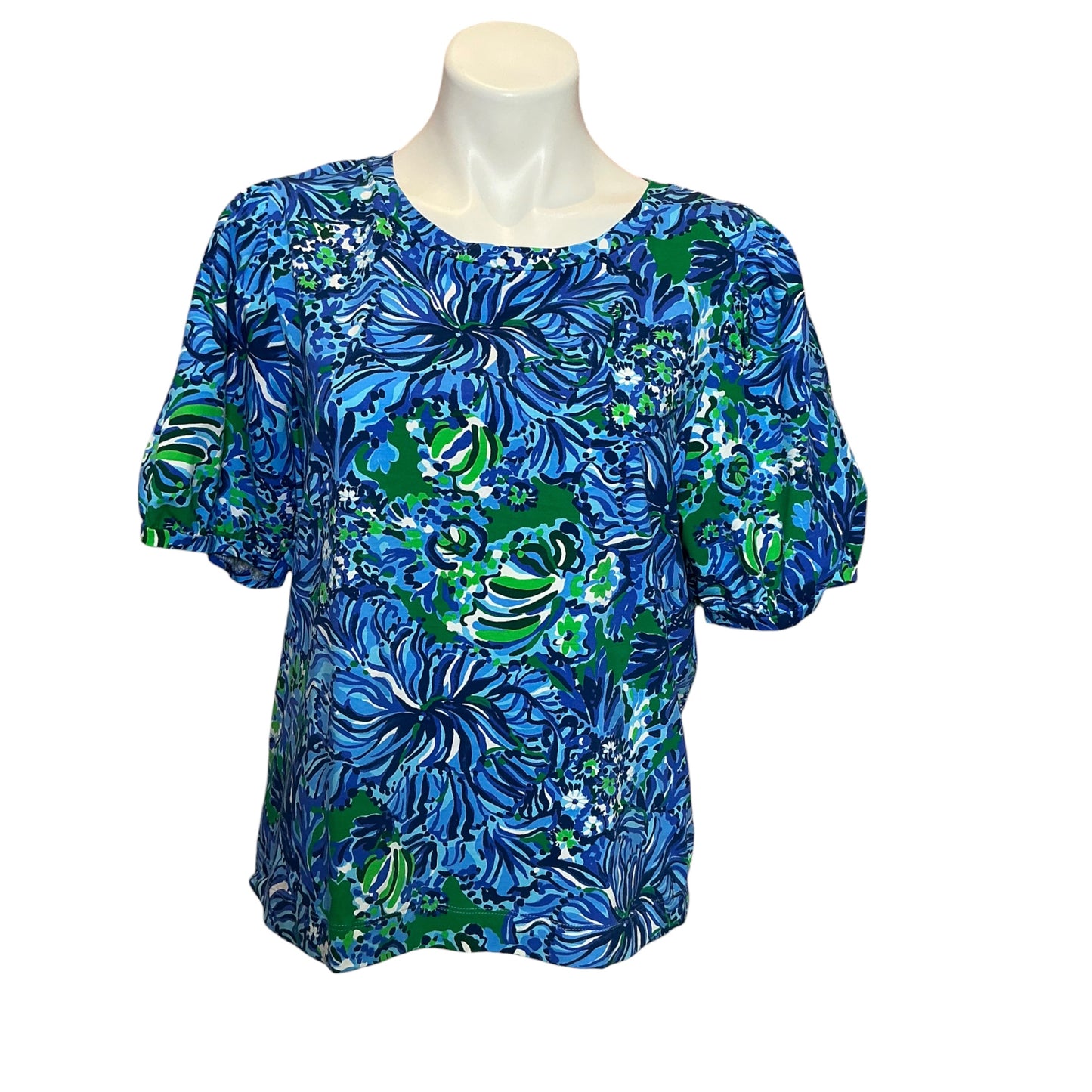 Lilly Pulitzer Rhett Top Turtle Awe - Size XL