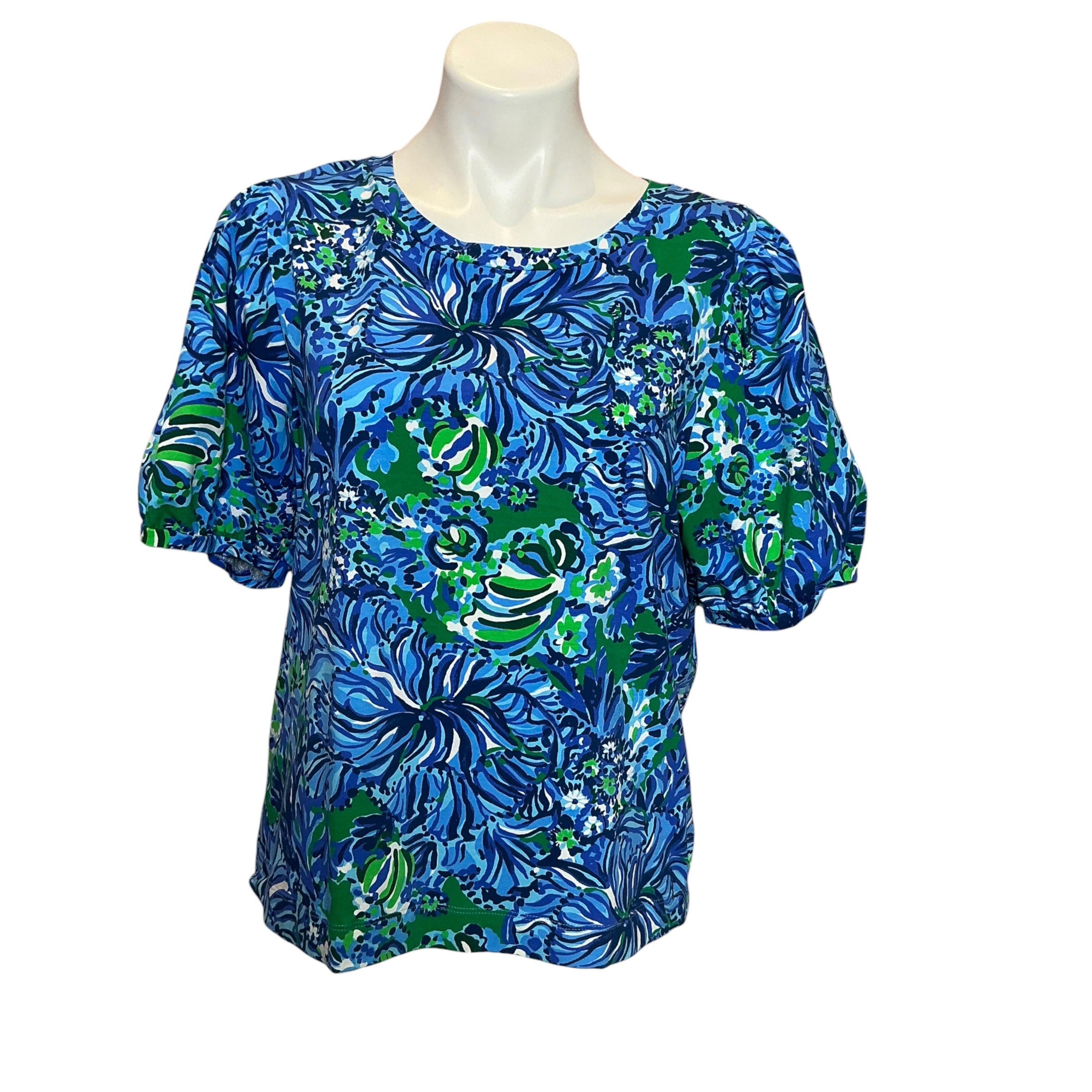 Lilly Pulitzer Rhett Top Turtle Awe - Size XL