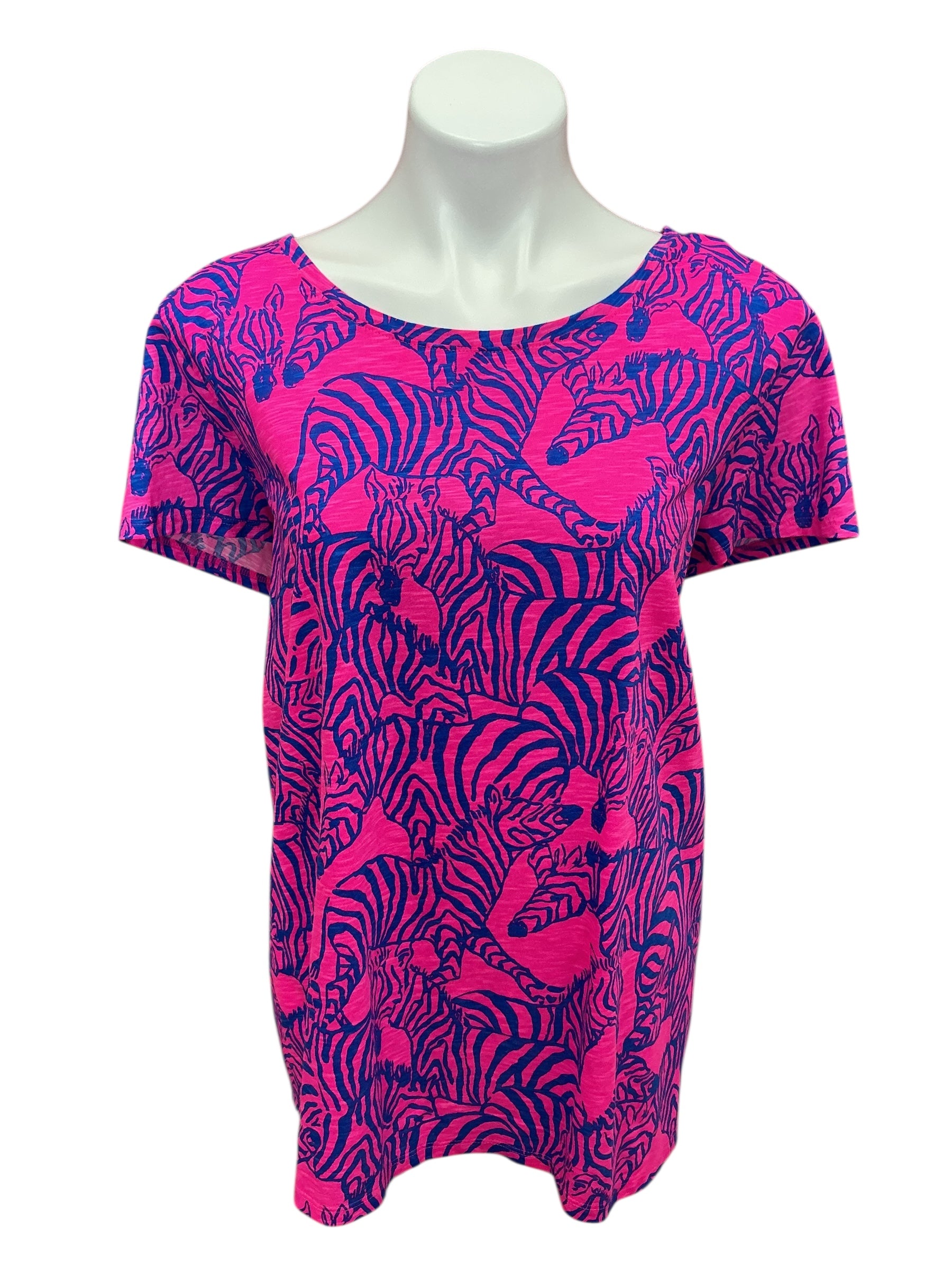Lilly Pulitzer Rosen Top Passion Fruit Pink Wild Nights - Size XXL