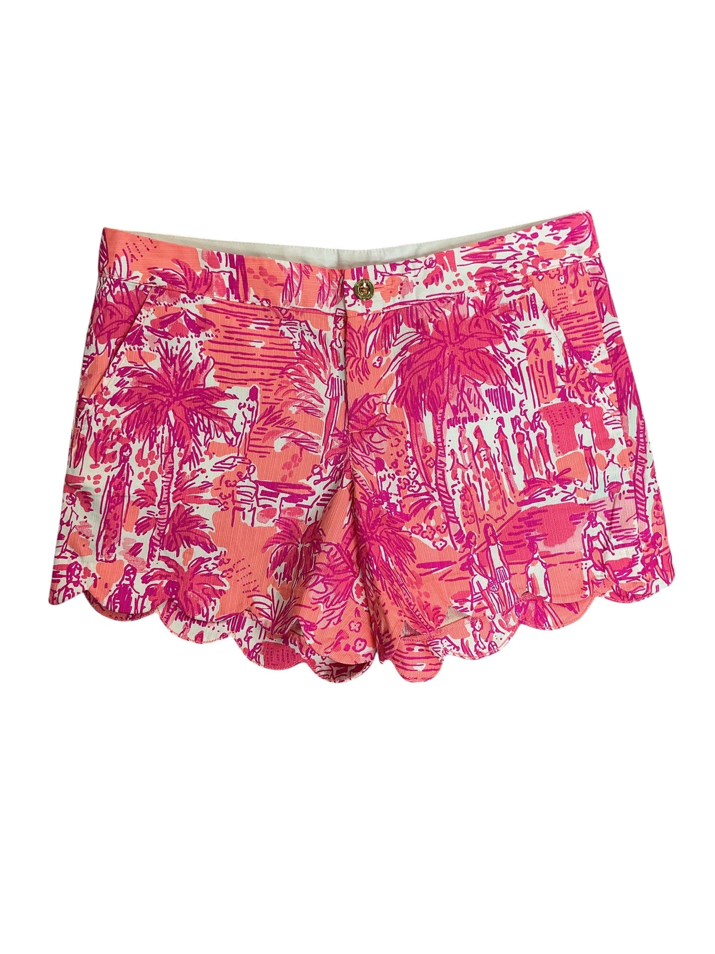Lilly Pulitzer NWT Buttercup Shorts Cheeky Melon Rule Breakers - Size 6