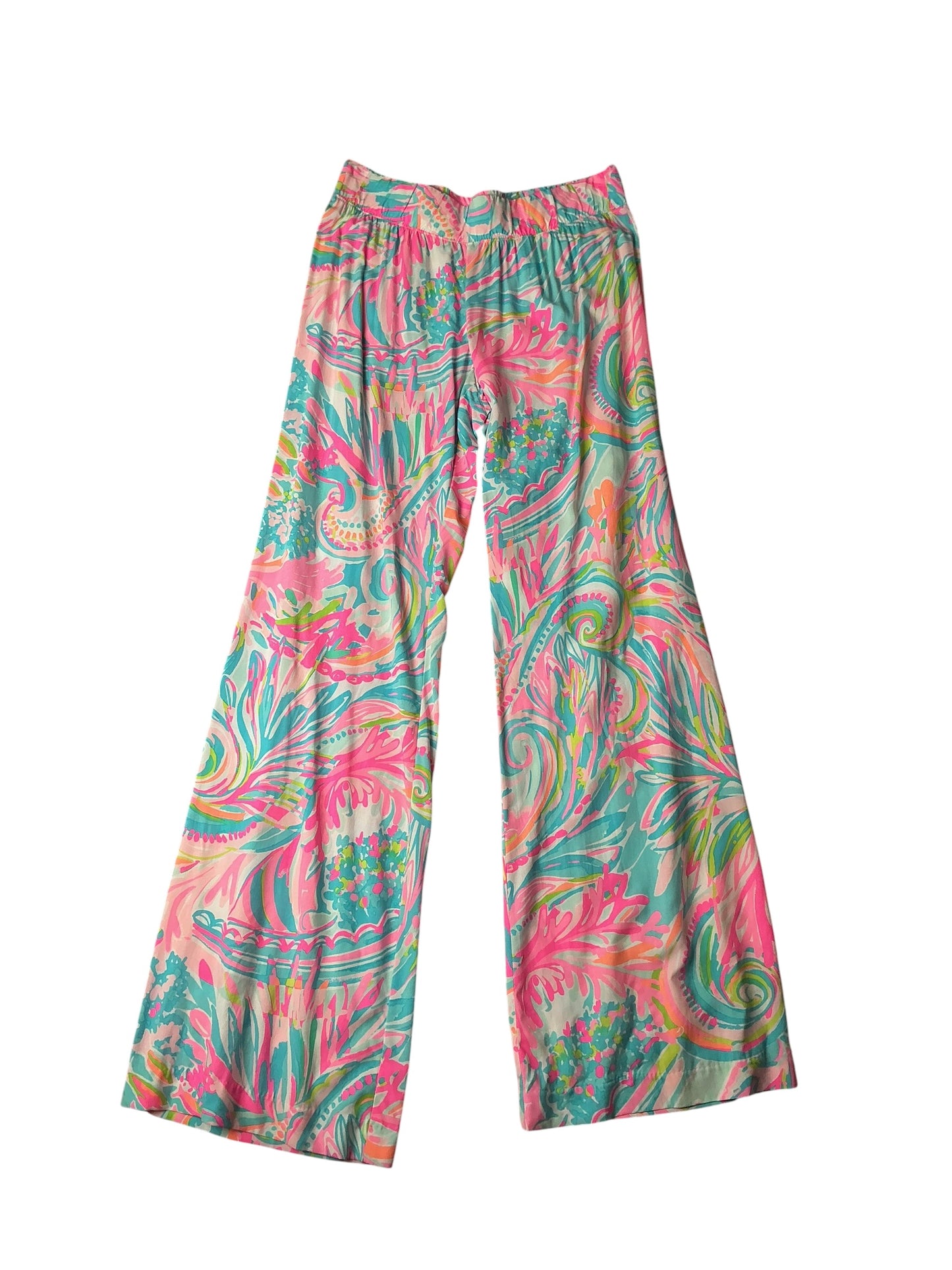 Lilly Pulitzer Bal Harbour Palazzo Pant Carnivale Coral - Size S
