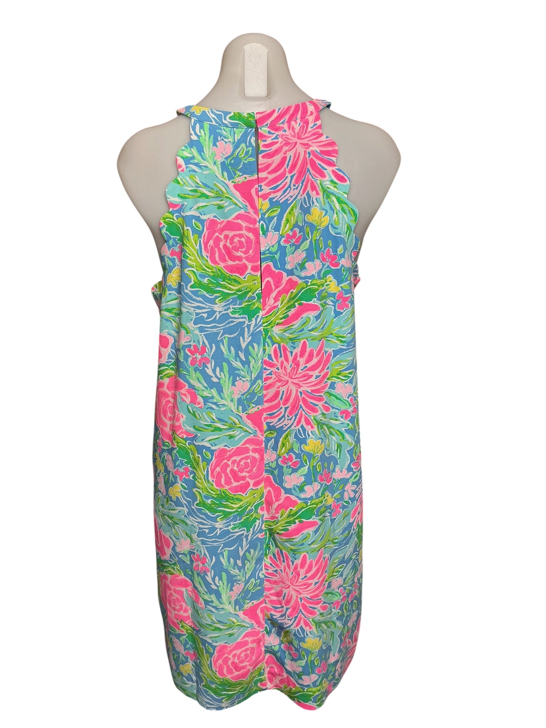 Lilly Pulitzer NWT Tabby Shift Dress Zanzibar Blue Blue Bunny Business - Size M
