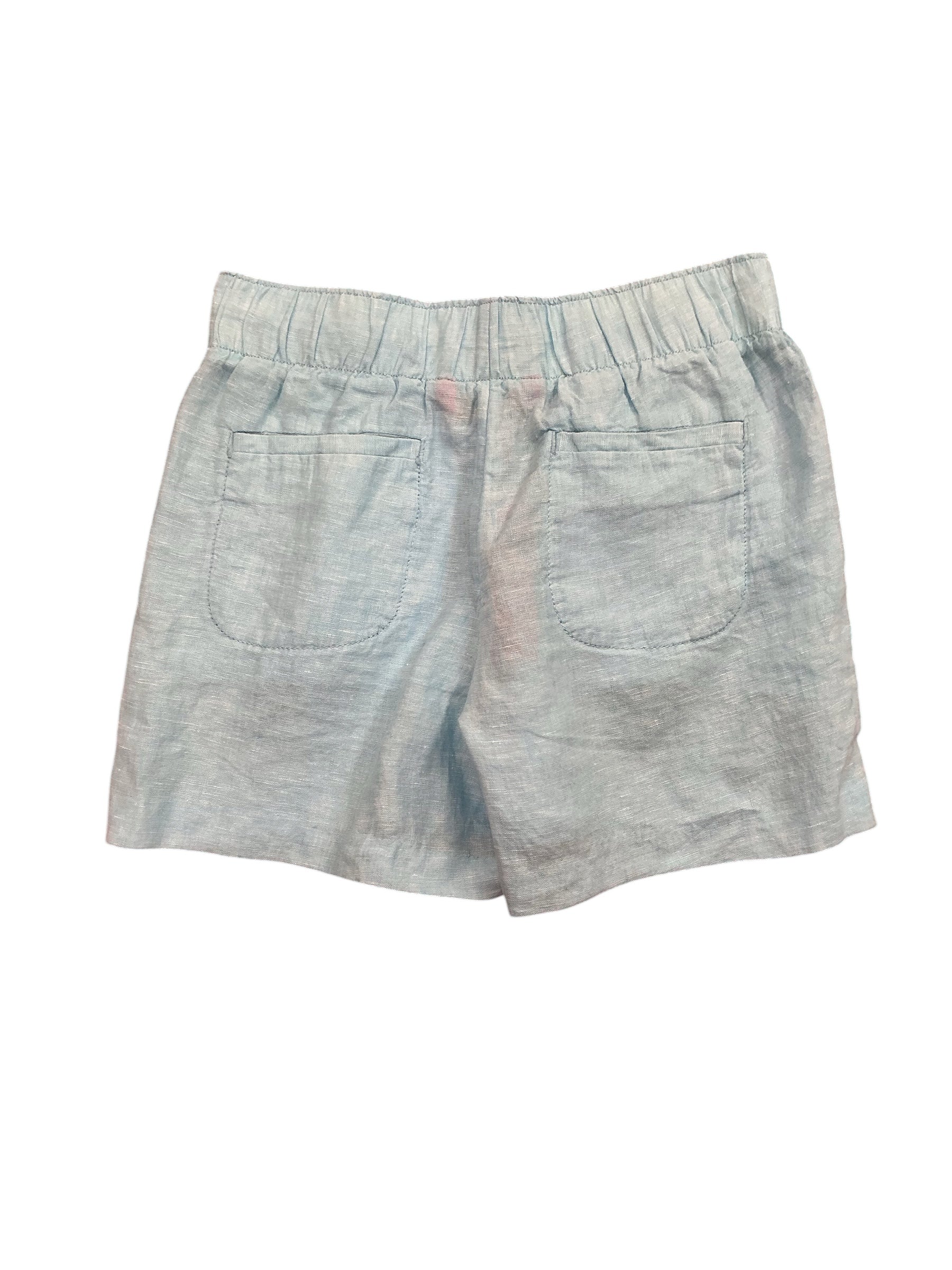 Lilly Pulitzer Lilo Linen Shorts Seabreeze Blue - Size XXS