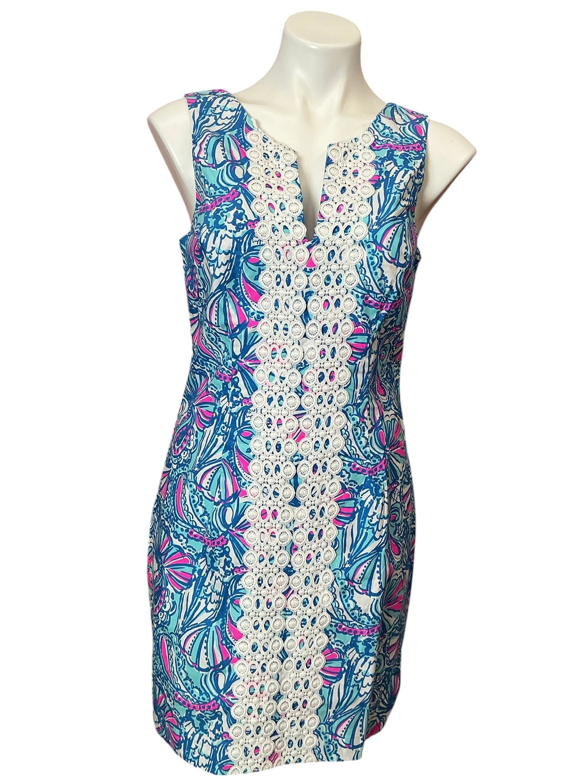 Lilly Pulitzer NWT For Target My Fans Shift Dress - Size 8