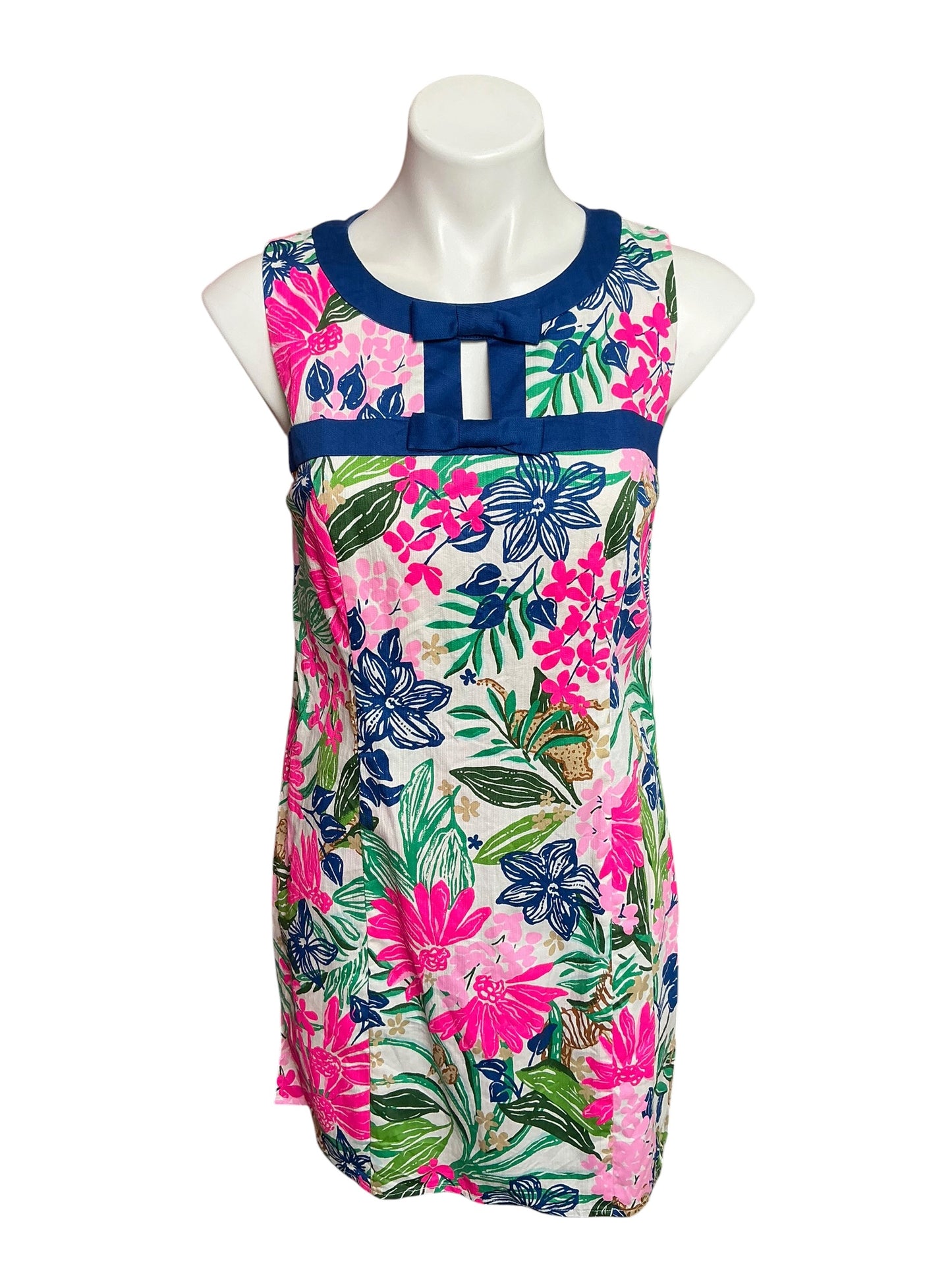 Lilly Pulitzer Clare Shift Romper Multi Endless Summers - Size 6