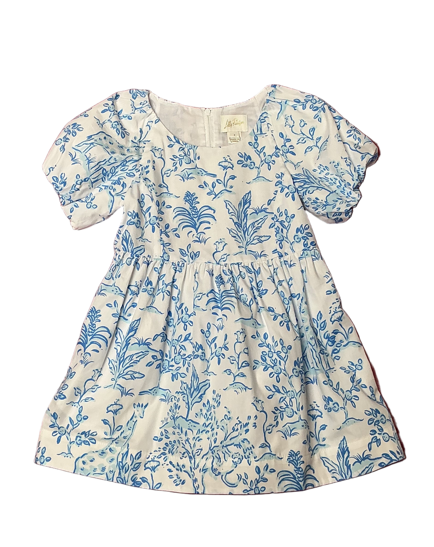 Lilly Pulitzer Toddler NWT - Mini Knoxlie Dress - Resort White Tall Tales - Size 3