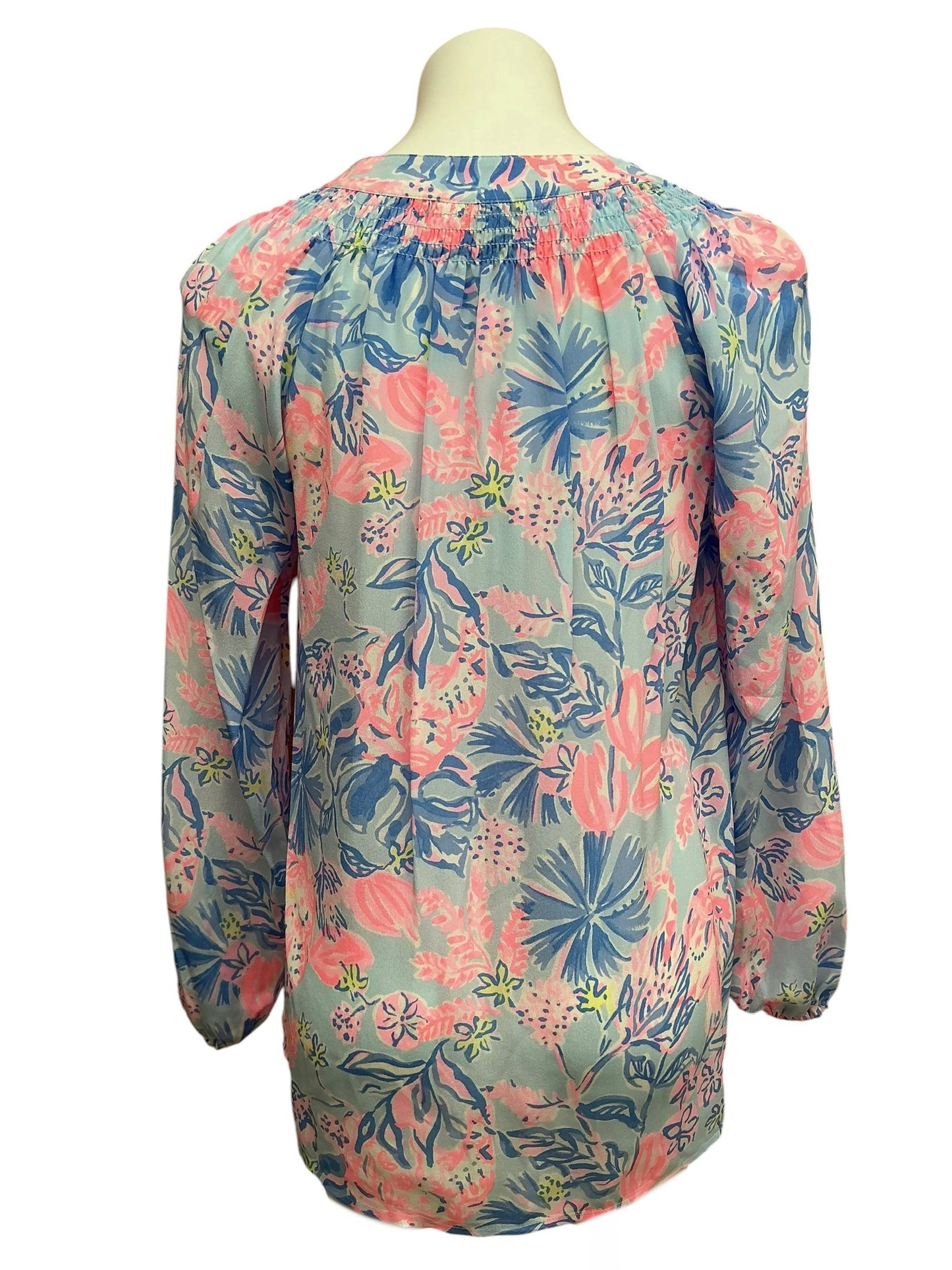 Lilly Pulitzer NWT Elsa Top Multi Elephant Splash - Size S