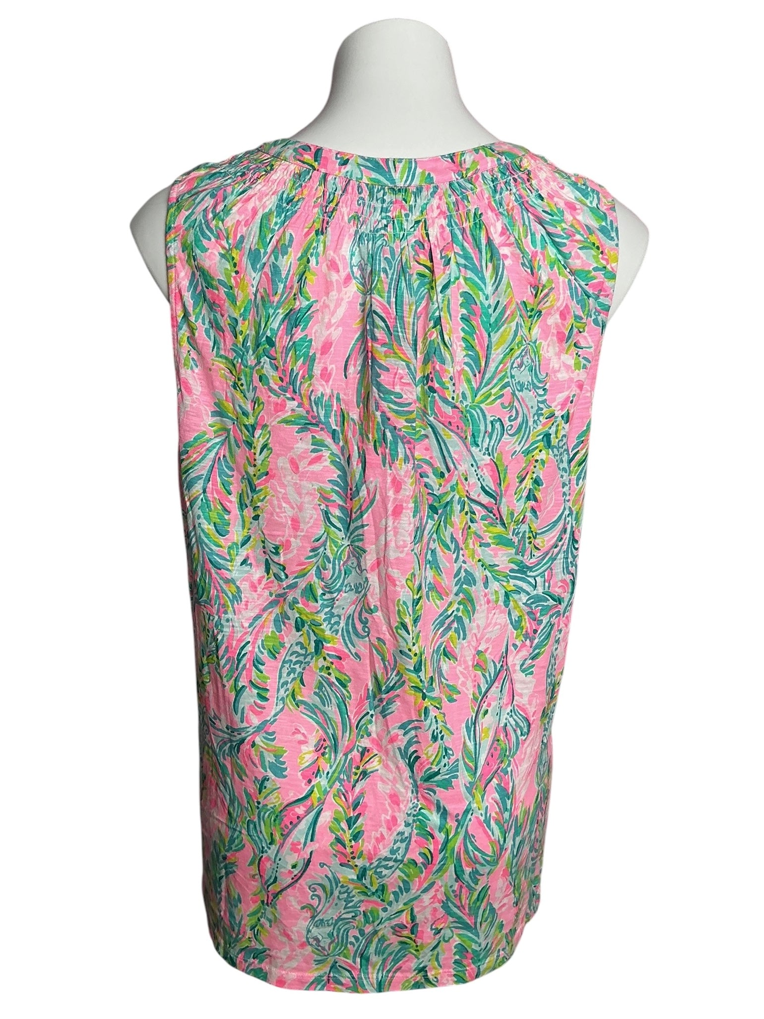 Lilly Pulitzer NWT Essie Top Multi Unicorn Of The Sea - Size XXL