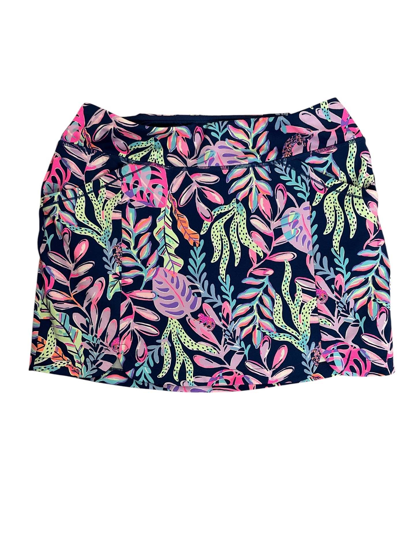 Lilly Pulitzer Luxletic Sabbia Skort Oyster Bay Navy You’ve Been Spotted - Size L