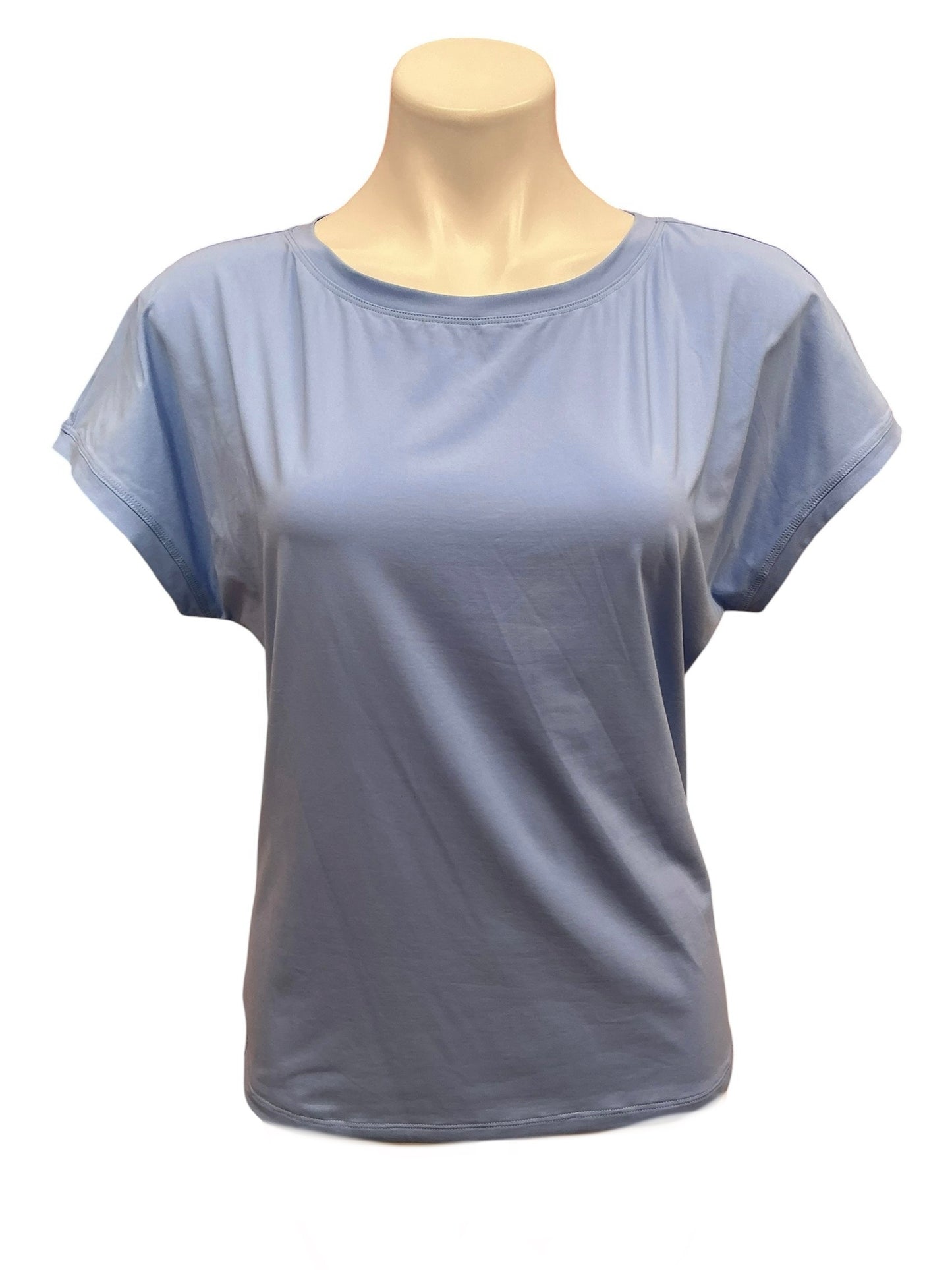 Lilly Pulitzer NWT Glenna Active Tee UPF 50+ Jacaranda Blue - Size M