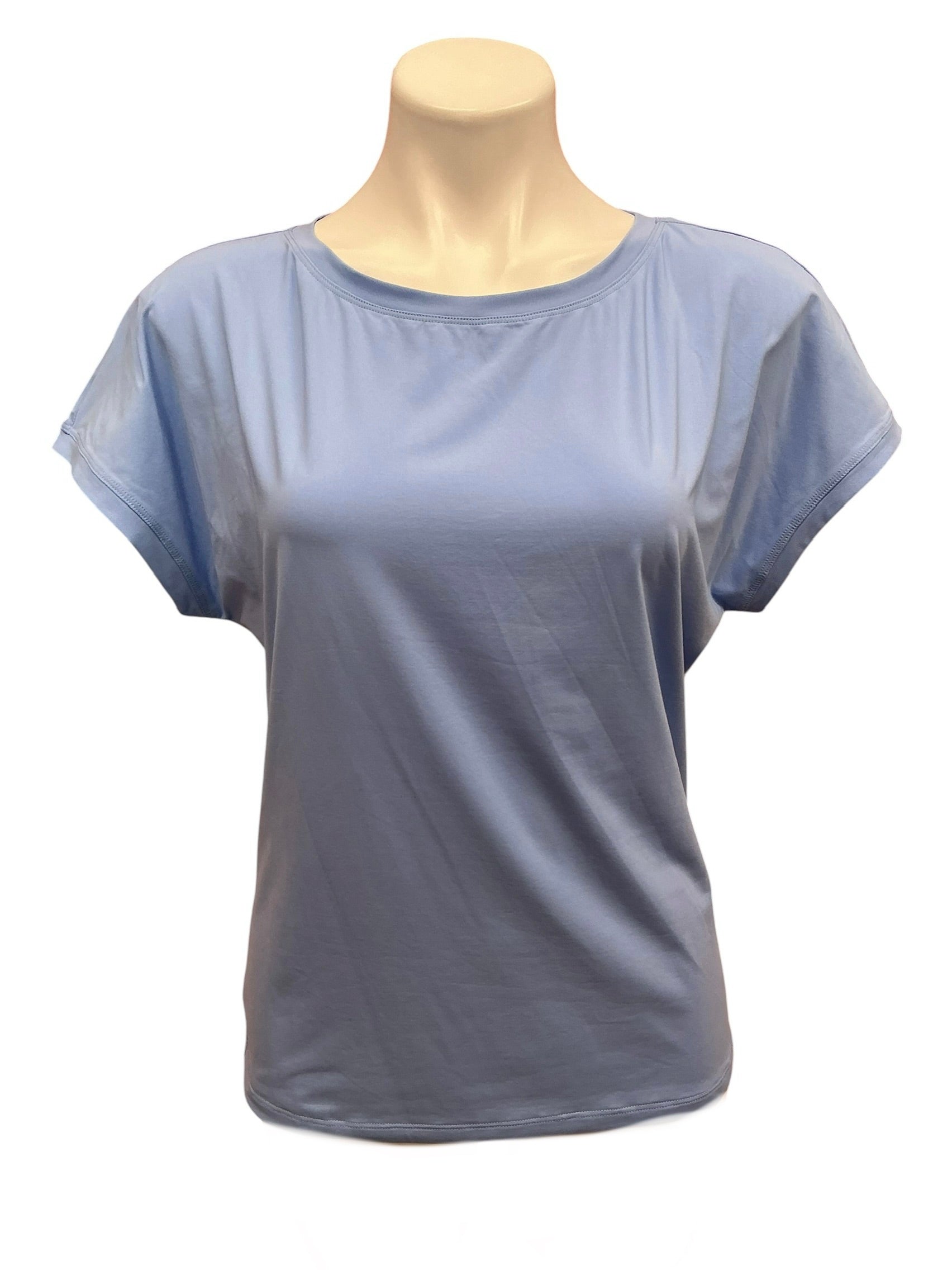 Lilly Pulitzer NWT Glenna Active Tee UPF 50+ Jacaranda Blue - Size M