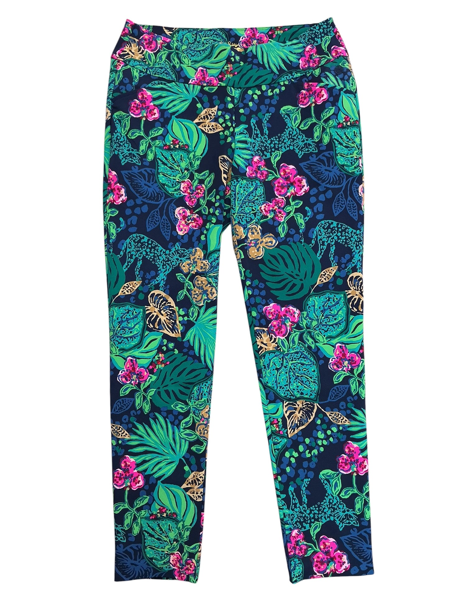 Lilly Pulitzer Weekender Midi Leggings Life Of The Party - Size 8