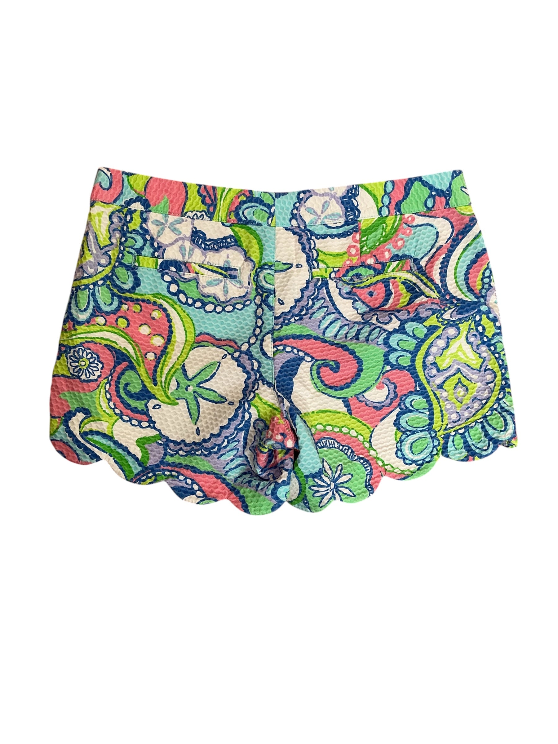 Lilly Pulitzer Buttercup Shorts Conch Republic Jacquard - Size 6