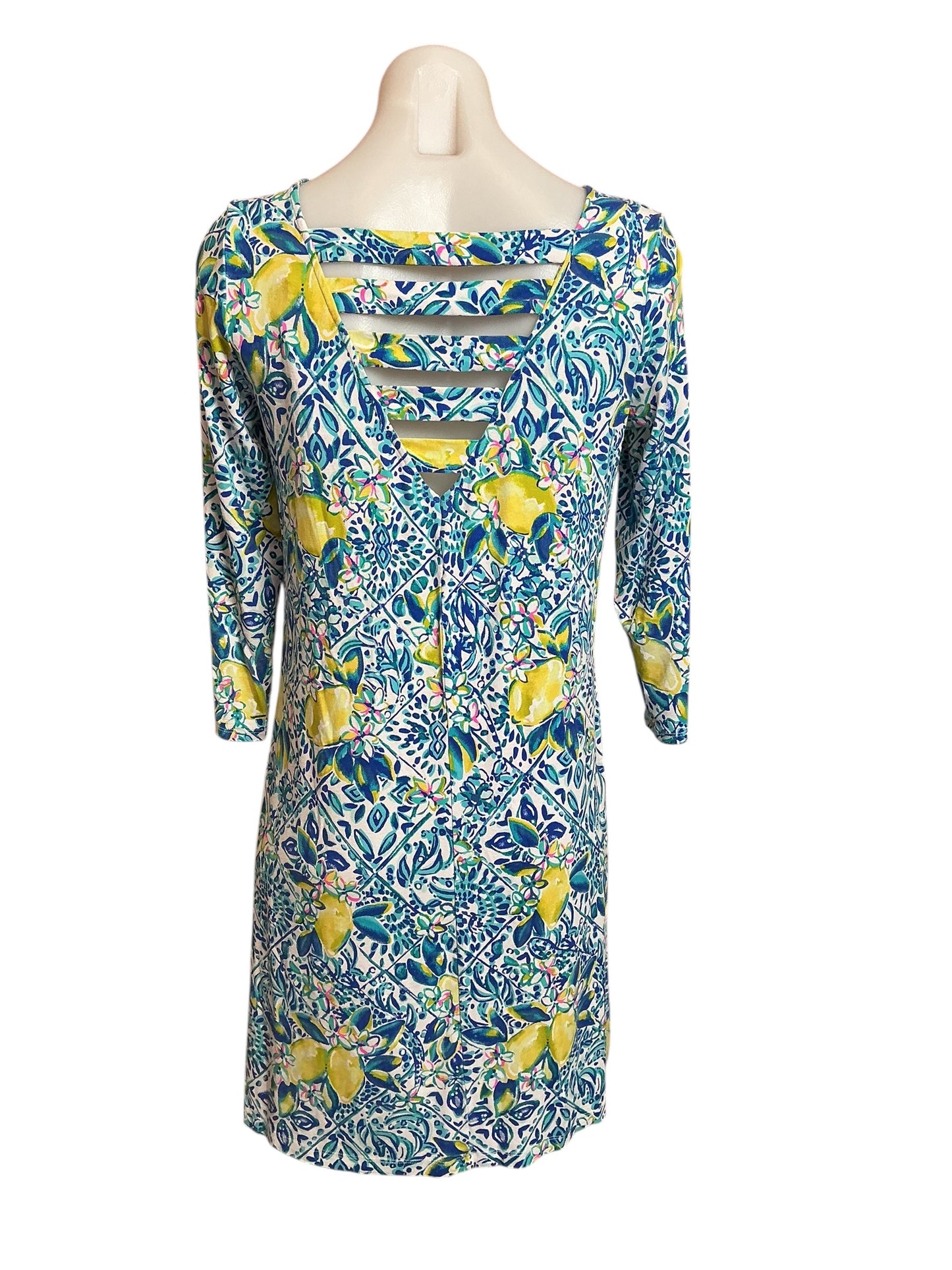 Lilly Pulitzer Ophelia Swing Dress Zest For Life - Size S