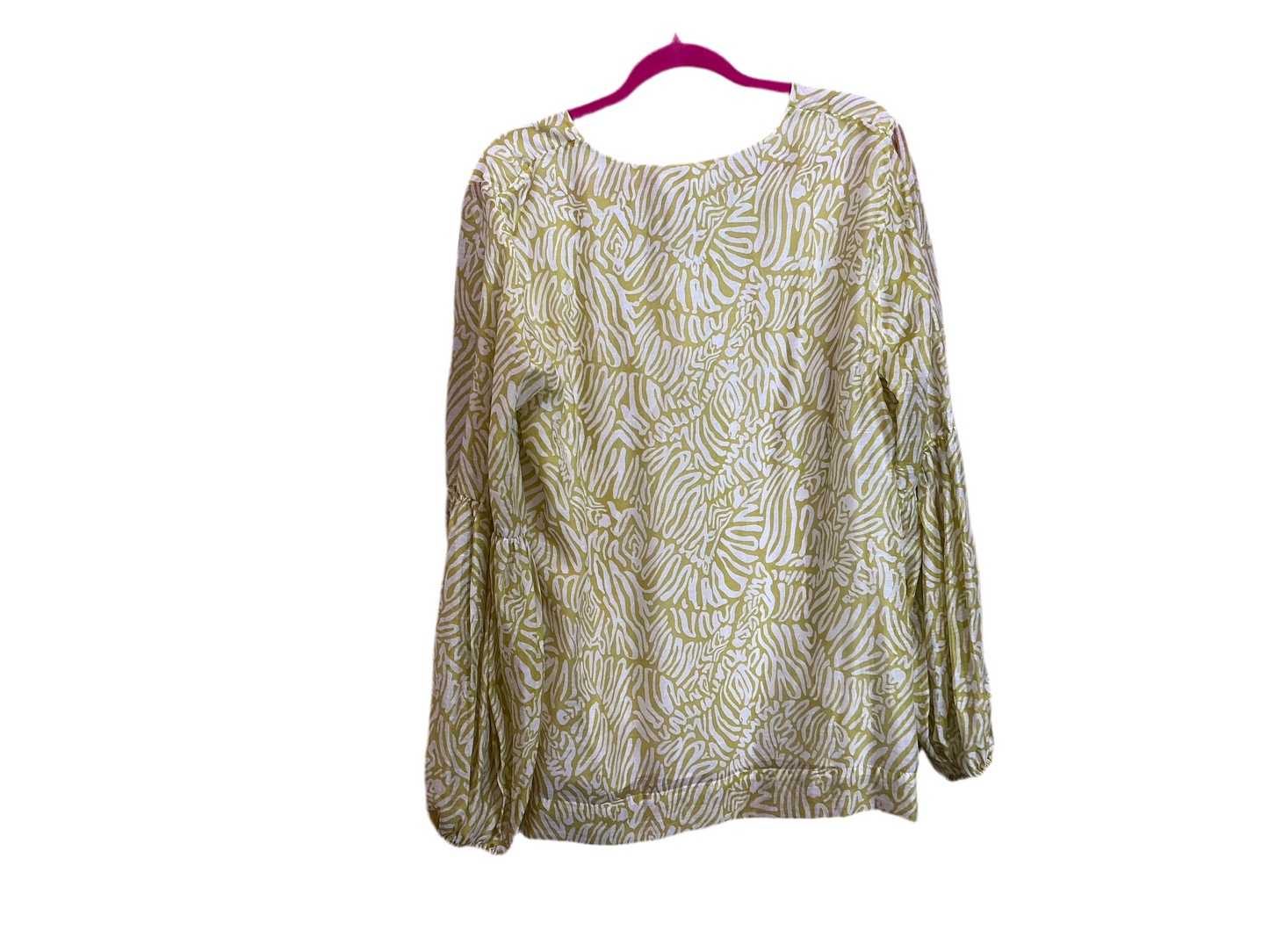 Lilly Pulitzer NWT Laurelie Top Jardin Green Zee Bebe - Size 16