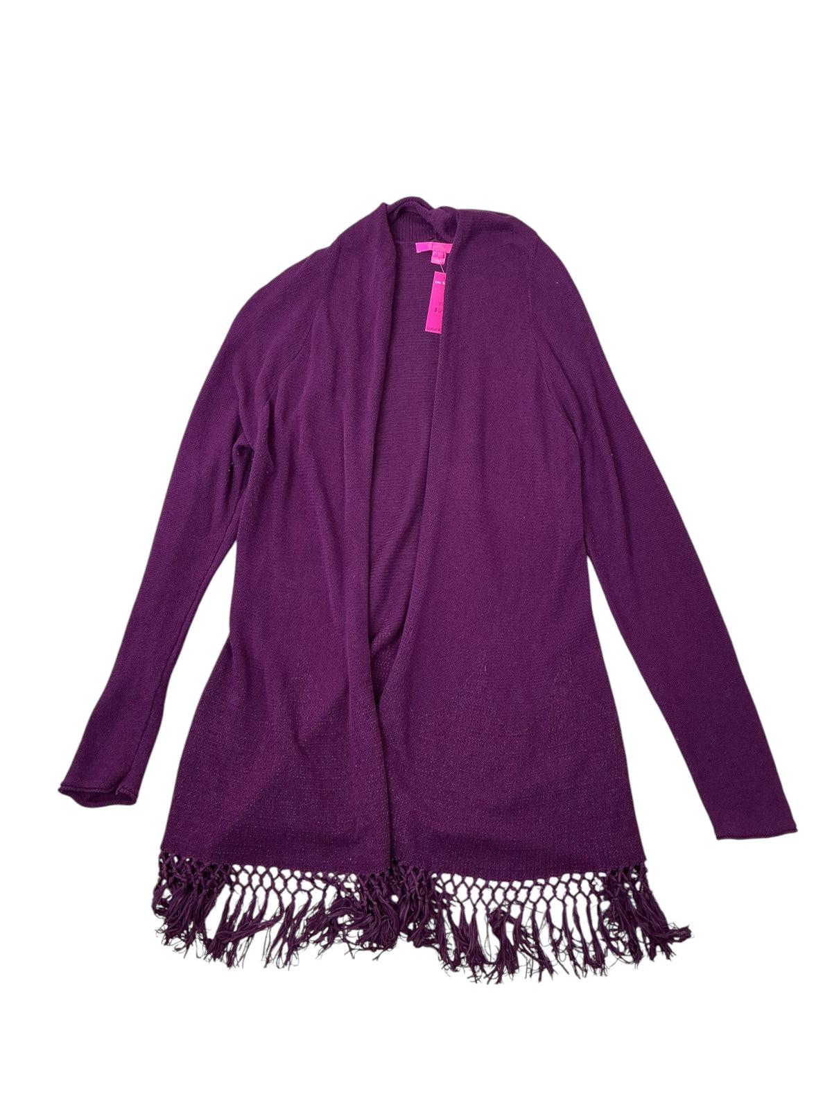 Lilly Pulitzer Tatum Cardigan Cherry Ganache - Size XL