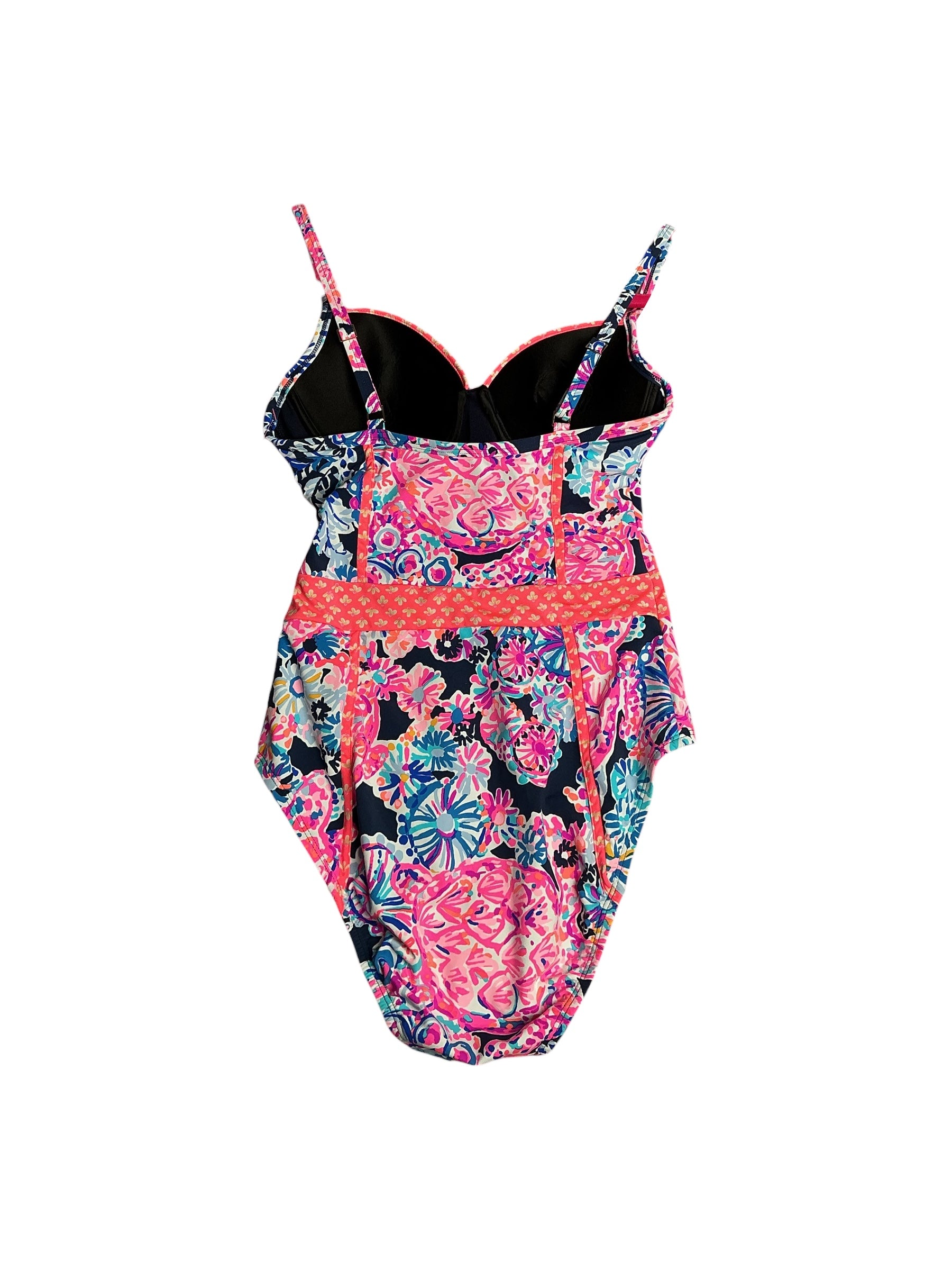 Lilly Pulitzer- NWT Palmaone One Piece High Tide Navy In Turtle Amazement Size 4