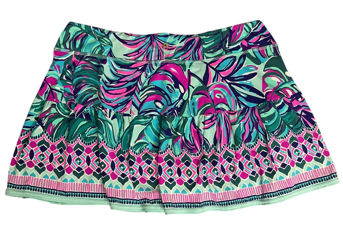 Lilly Pulitzer Luxletic Madison Skort Don't Wanna Leaf - Size L