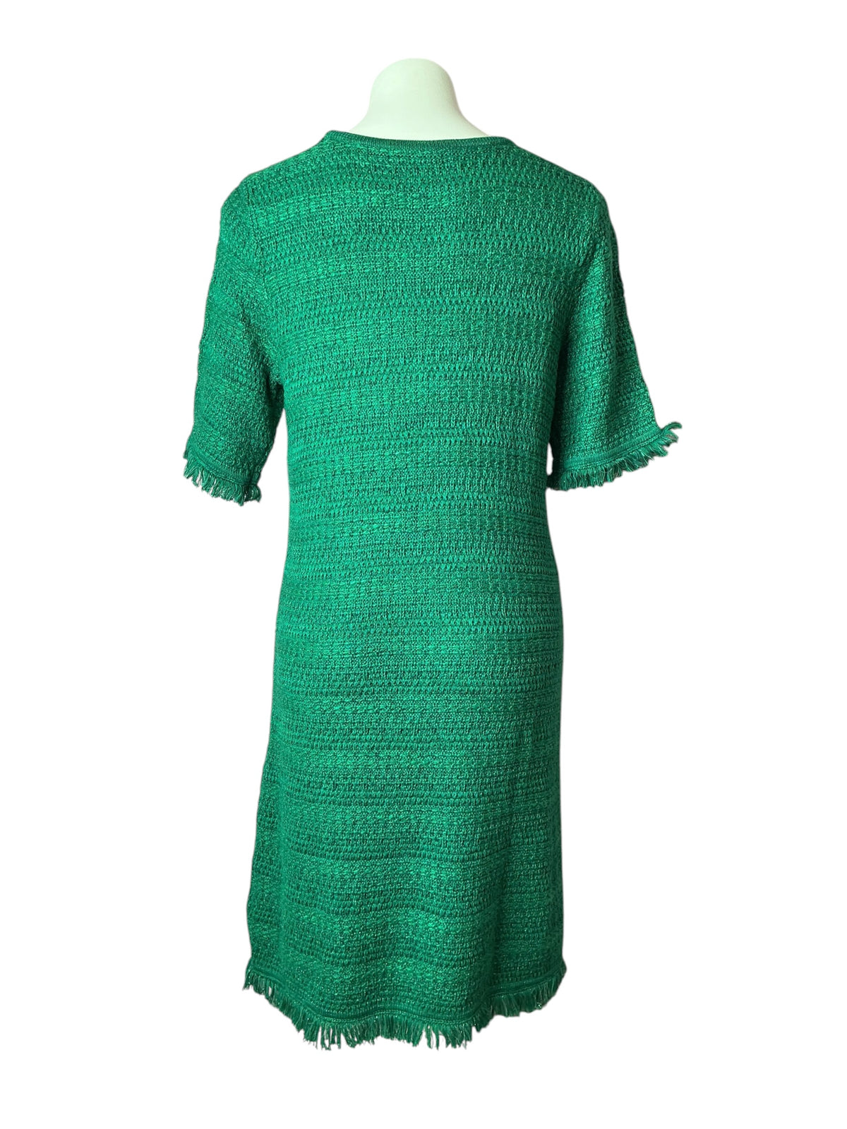 Lilly Pulitzer Beckington Sweater Dress Fiddle Leaf Green Metallic Marl - Size L