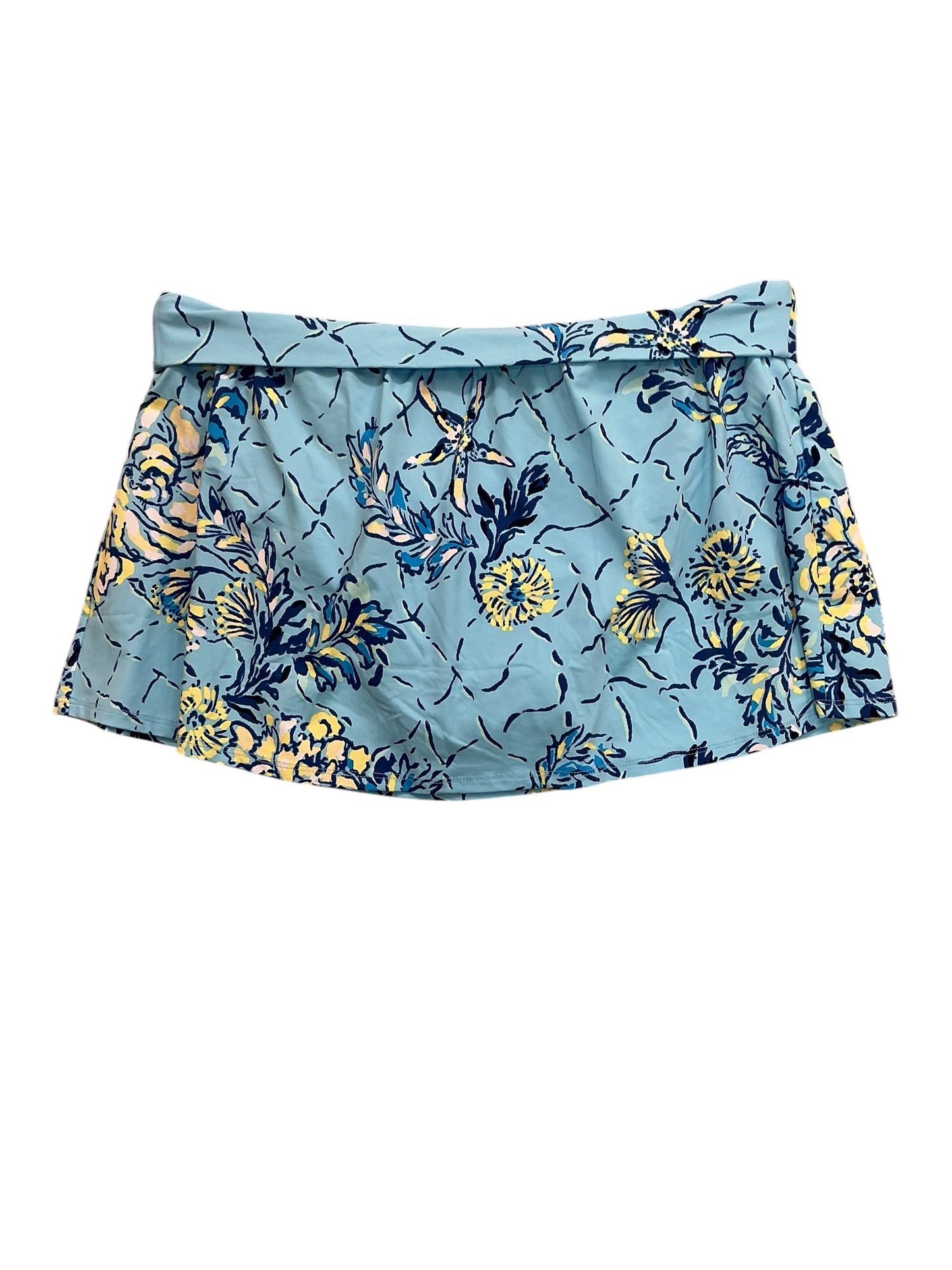 Lilly Pulitzer NWT Shirley Skirted Bottom Bellevue Blue Breakers Beach - Size 10