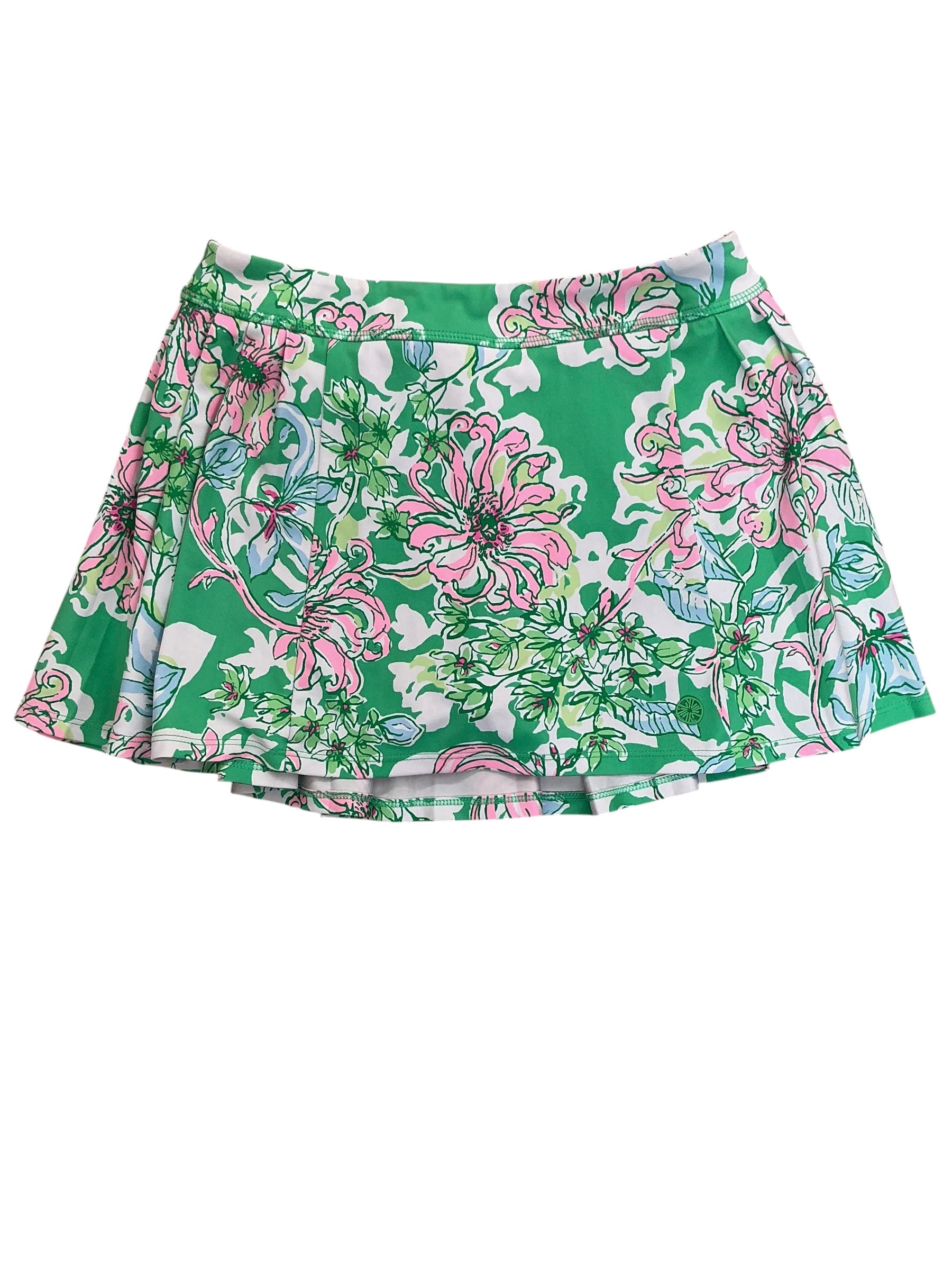 Lilly Pulitzer Kids Girls Mini Michelina Skort Spearmint Blossom - Size L
