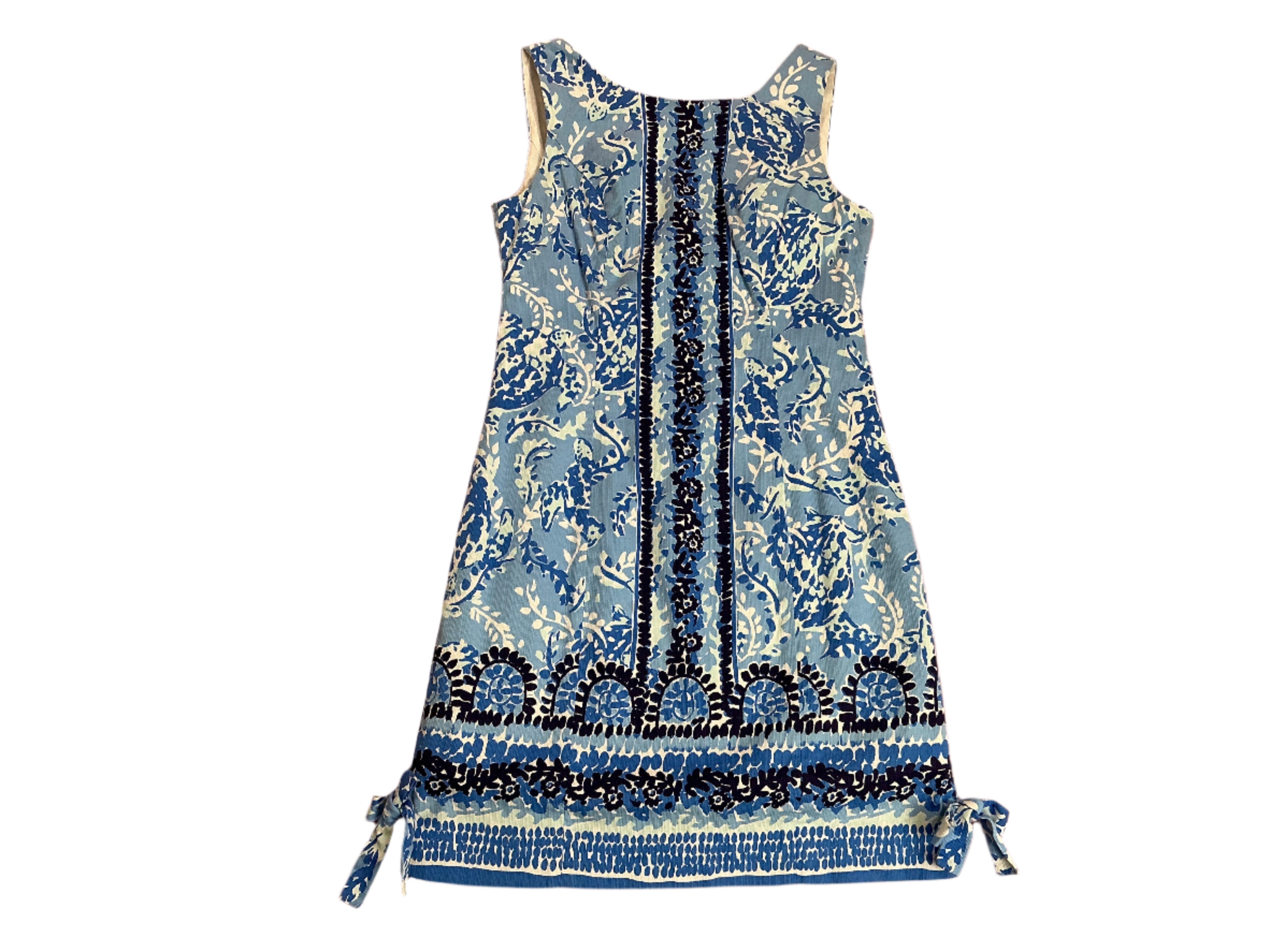 Lilly Pulitzer Mila Dress - Blue Peri Turtley Awesome Engineered Dress - Size 00