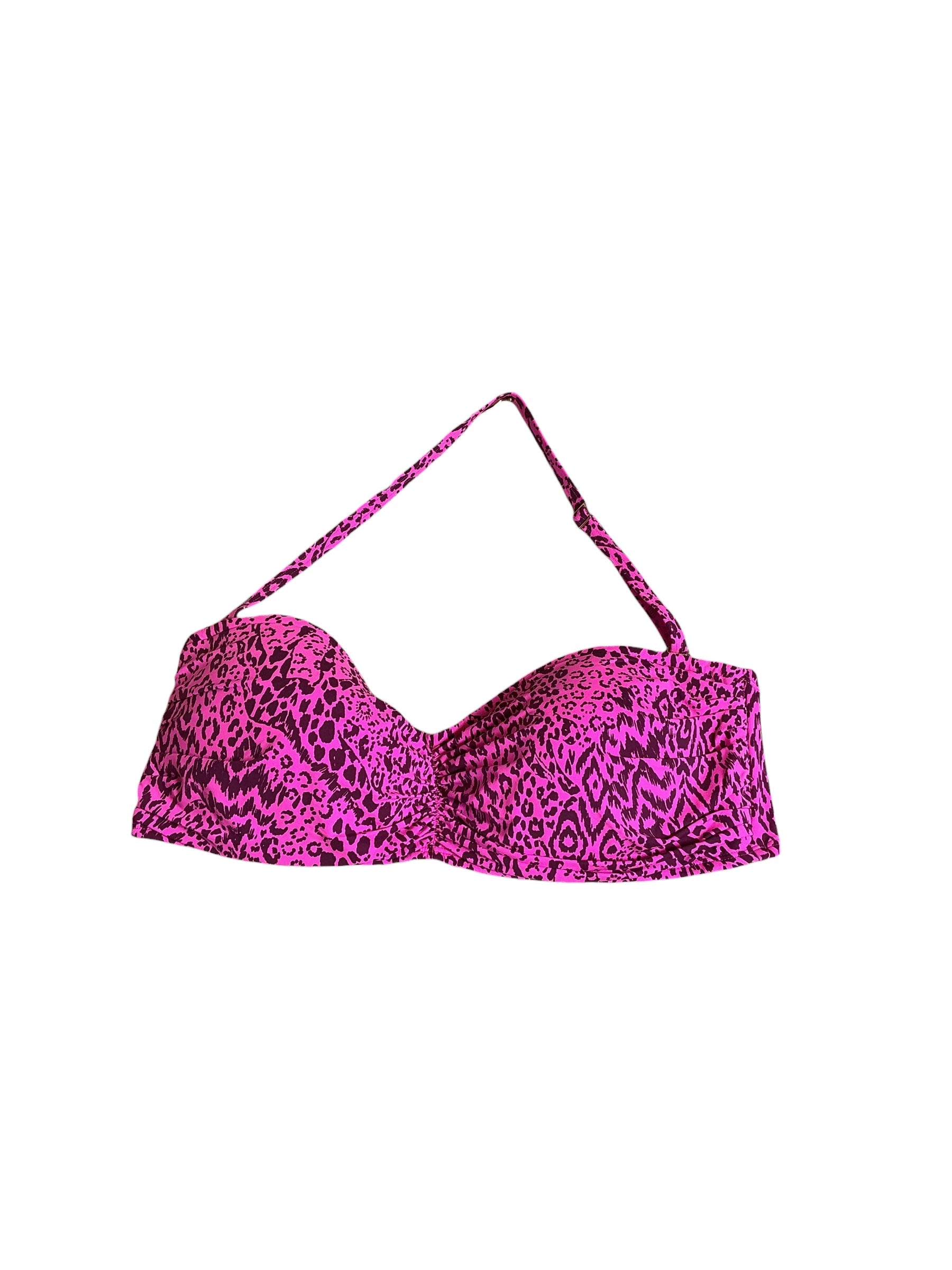 Lilly Pulitzer NWT Bandeau Top Cerise Pink Pattern Play Size 14