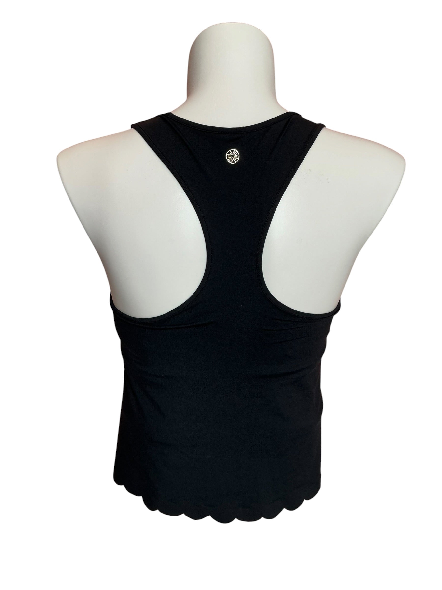Lilly Pulitzer Claralee Scallop Bra Tank Top Onyx - Size XL