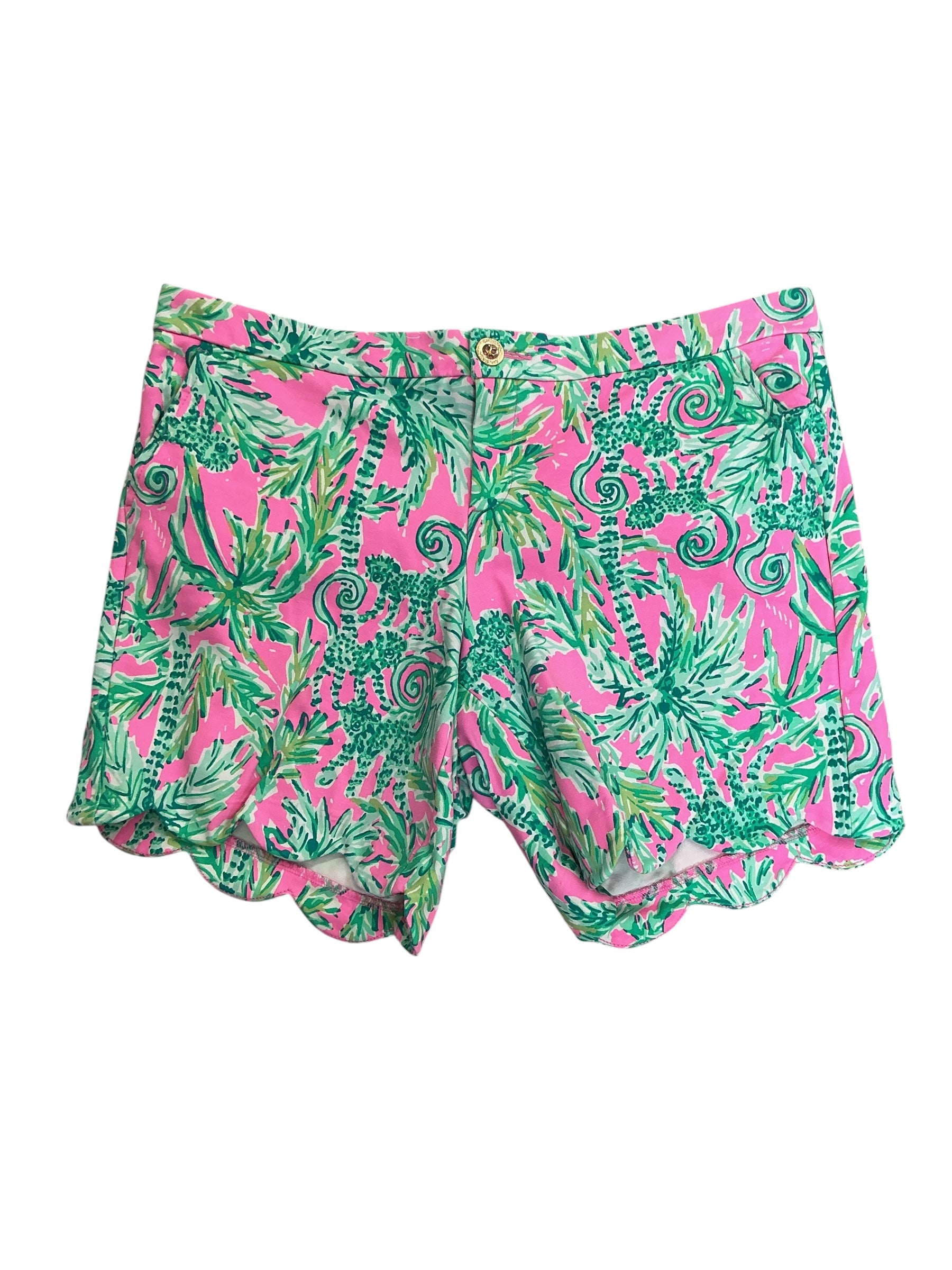 Lilly Pulitzer Buttercup Shorts Raz Berry Catty Shack - Size 12
