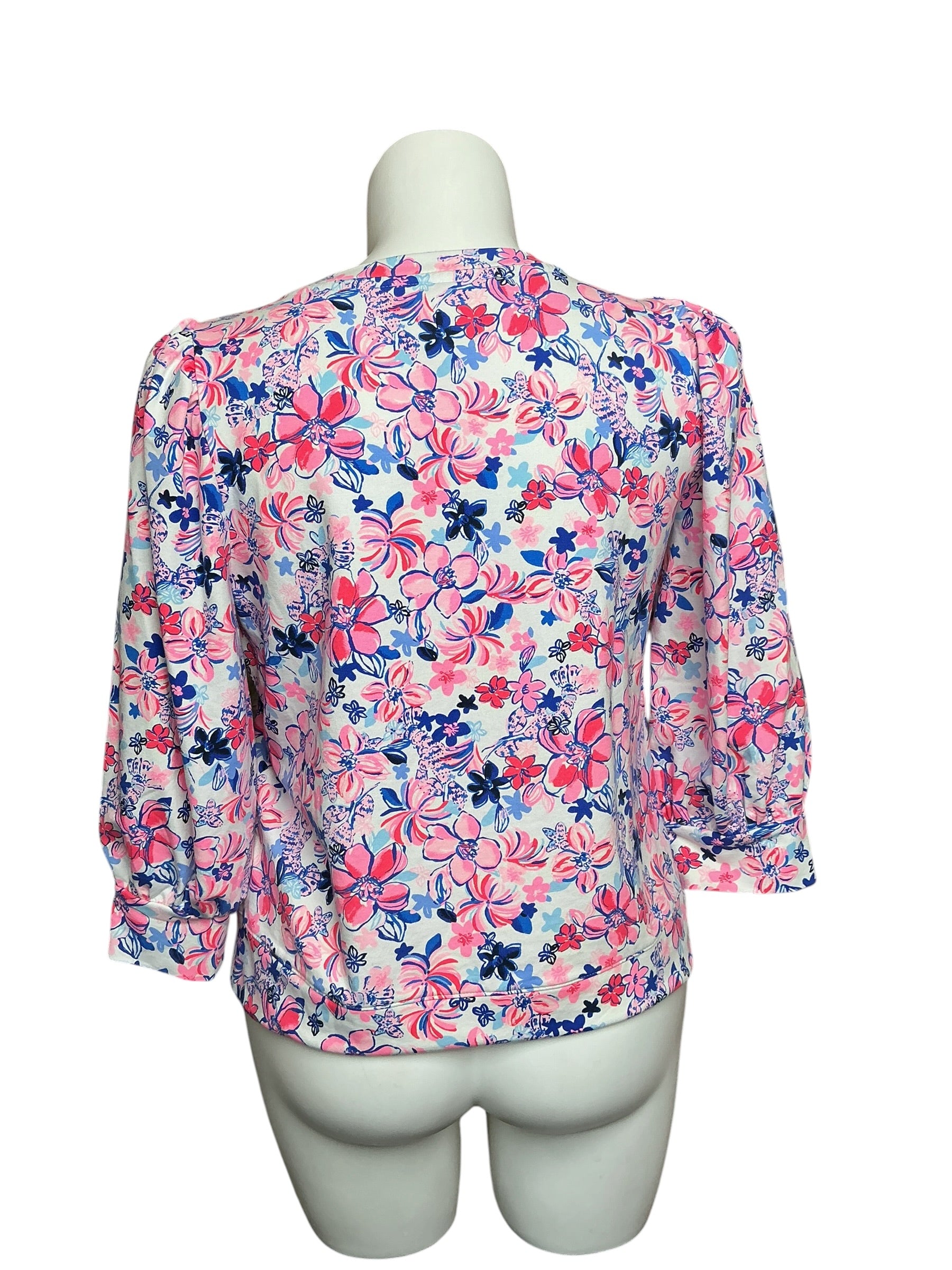 Lilly Pulitzer Corden Sweatshirt - Resort  White Party Like A Lobstar - Size L