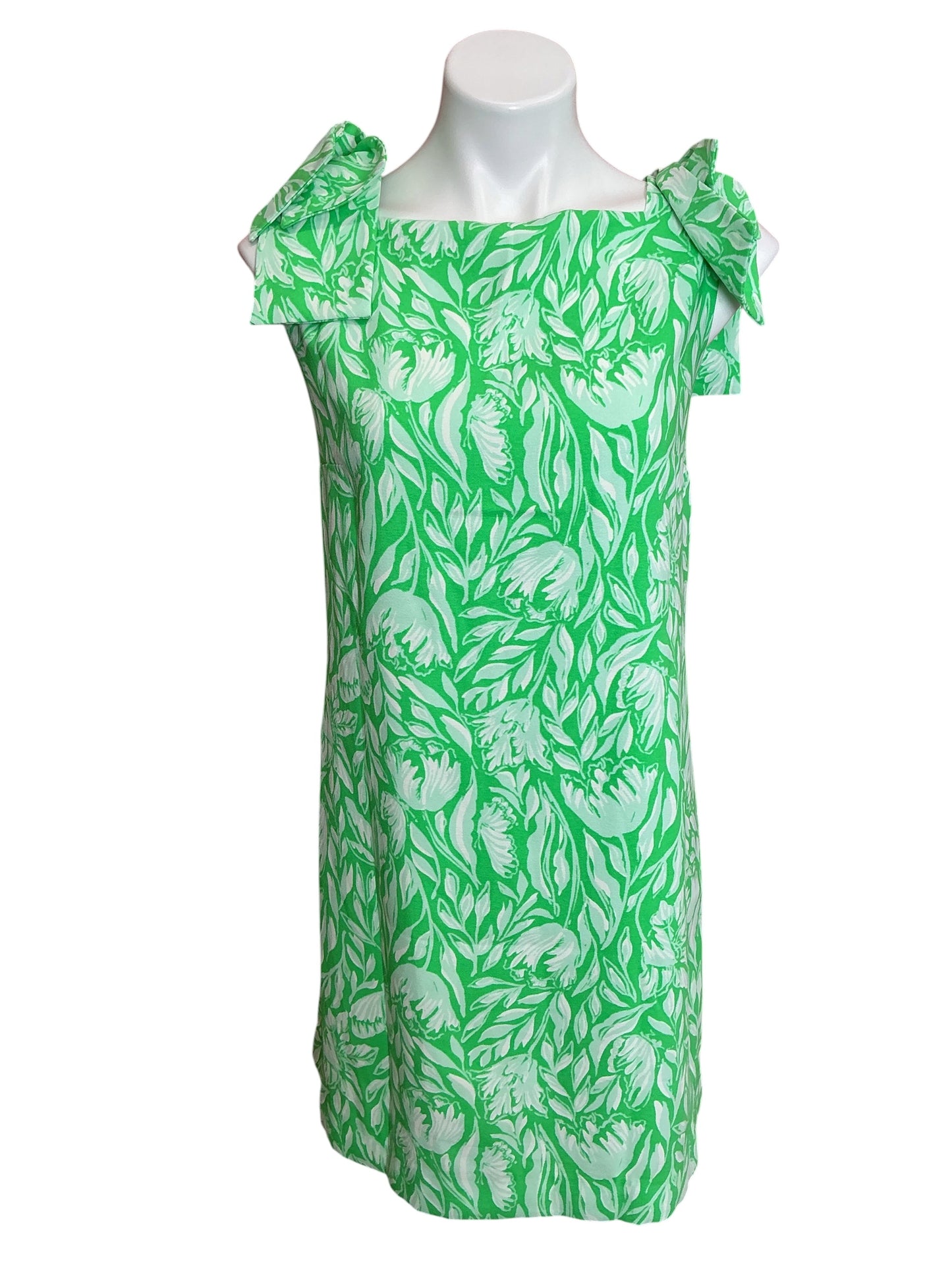 Lilly Pulitzer NWT Carmine Shift Dress Fauna Green Tulip To Tango - Size 14