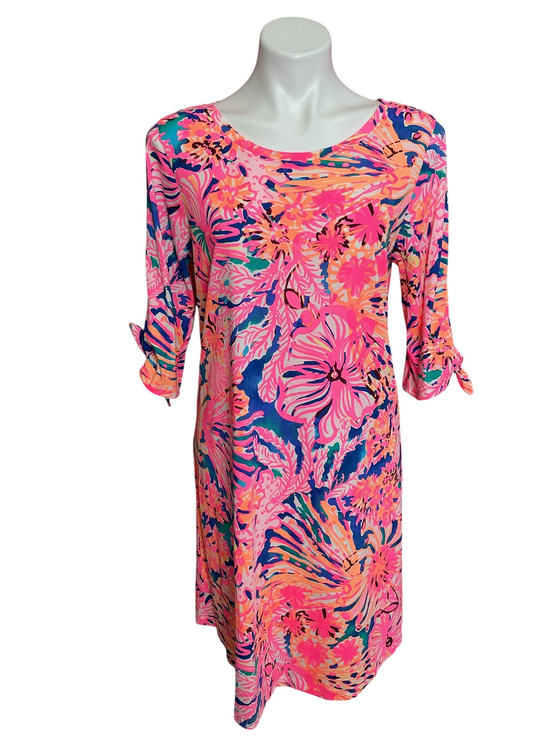 Lilly Pulitzer Preston Dress Swirling Sea Dream - Size L