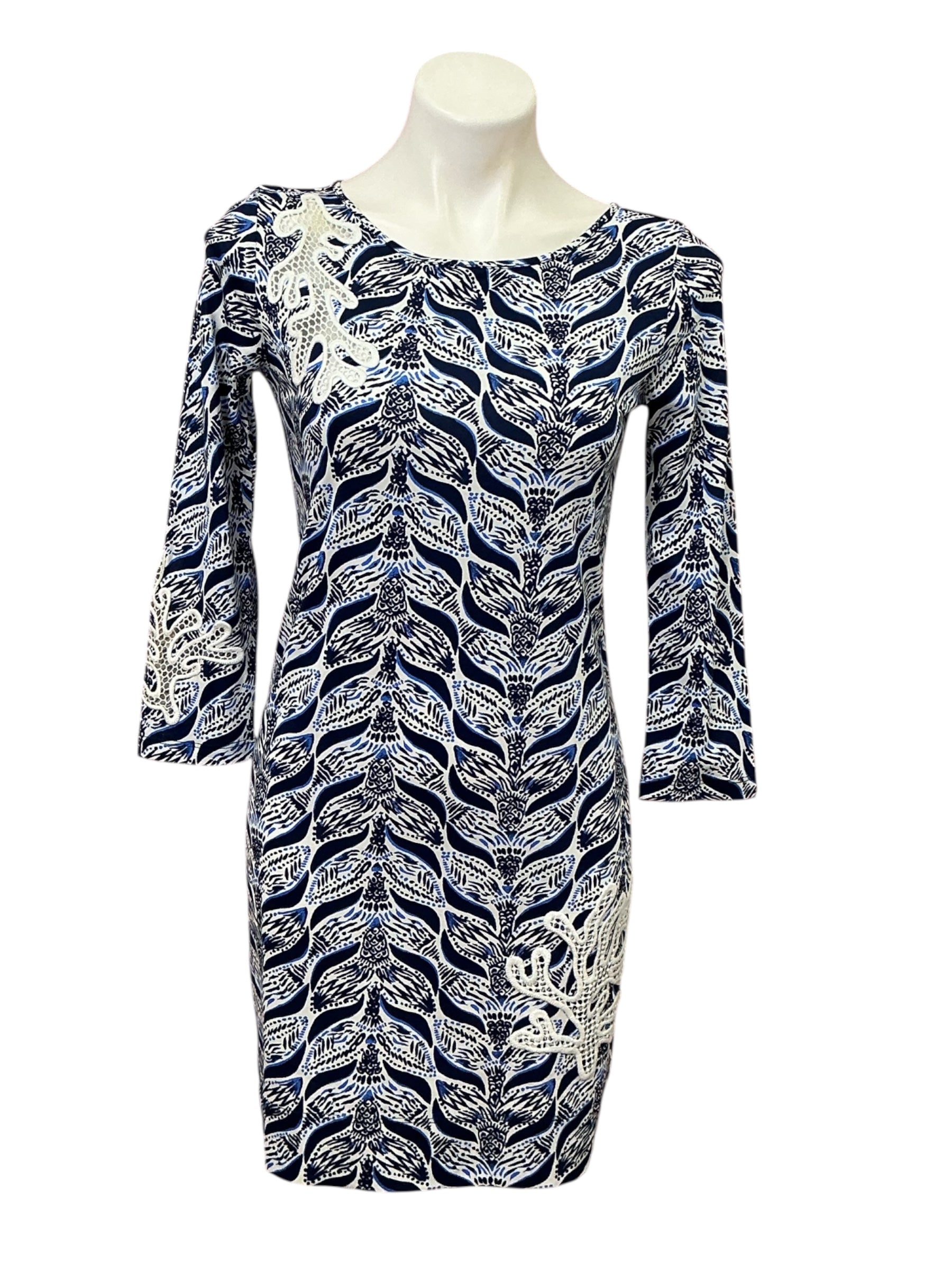 Lilly Pulitzer - Marlowe Dress - Resort White A Mermaids Tails - Size XS