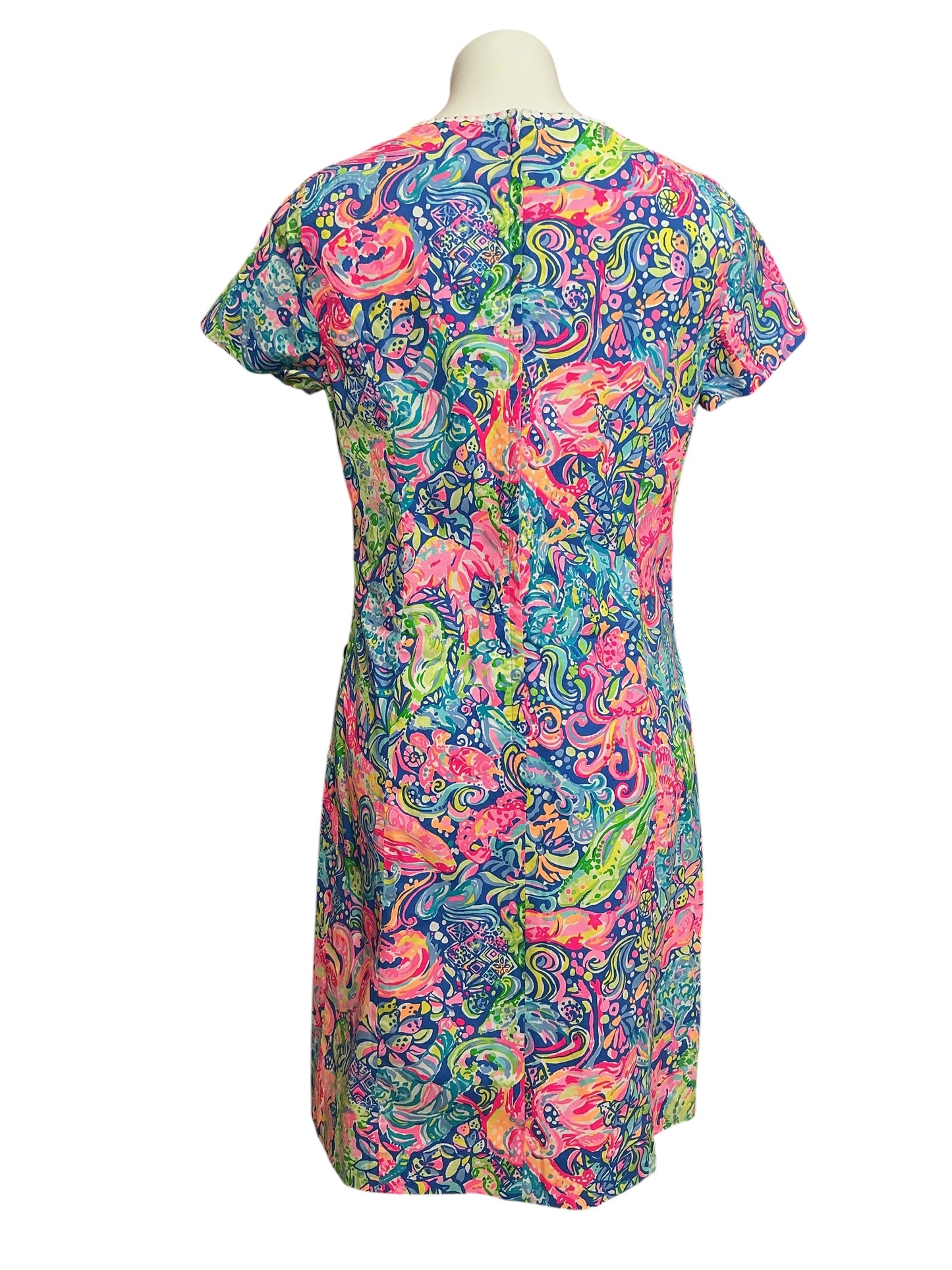 Lilly Pulitzer Coralynn Shift Dress Pop Up 60 Animals - Size 10