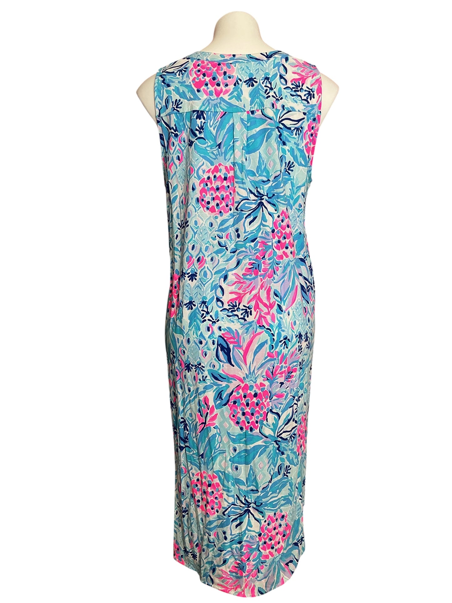 Lilly Pulitzer AS IS Jessi Midi Dress Craysea - Size L