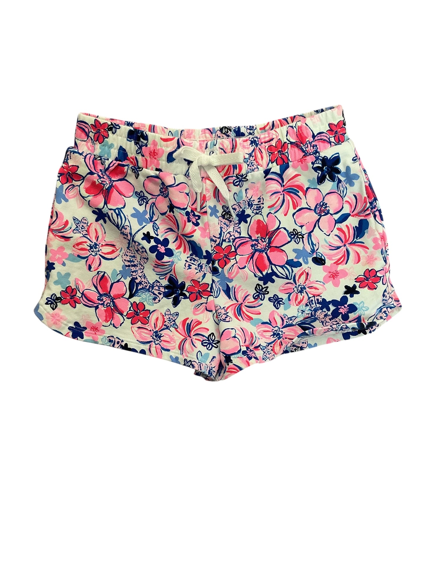 Lilly Pulitzer Kids Girls Midea Shorts Resort White Party Like A Lobstar - Size M 6-7
