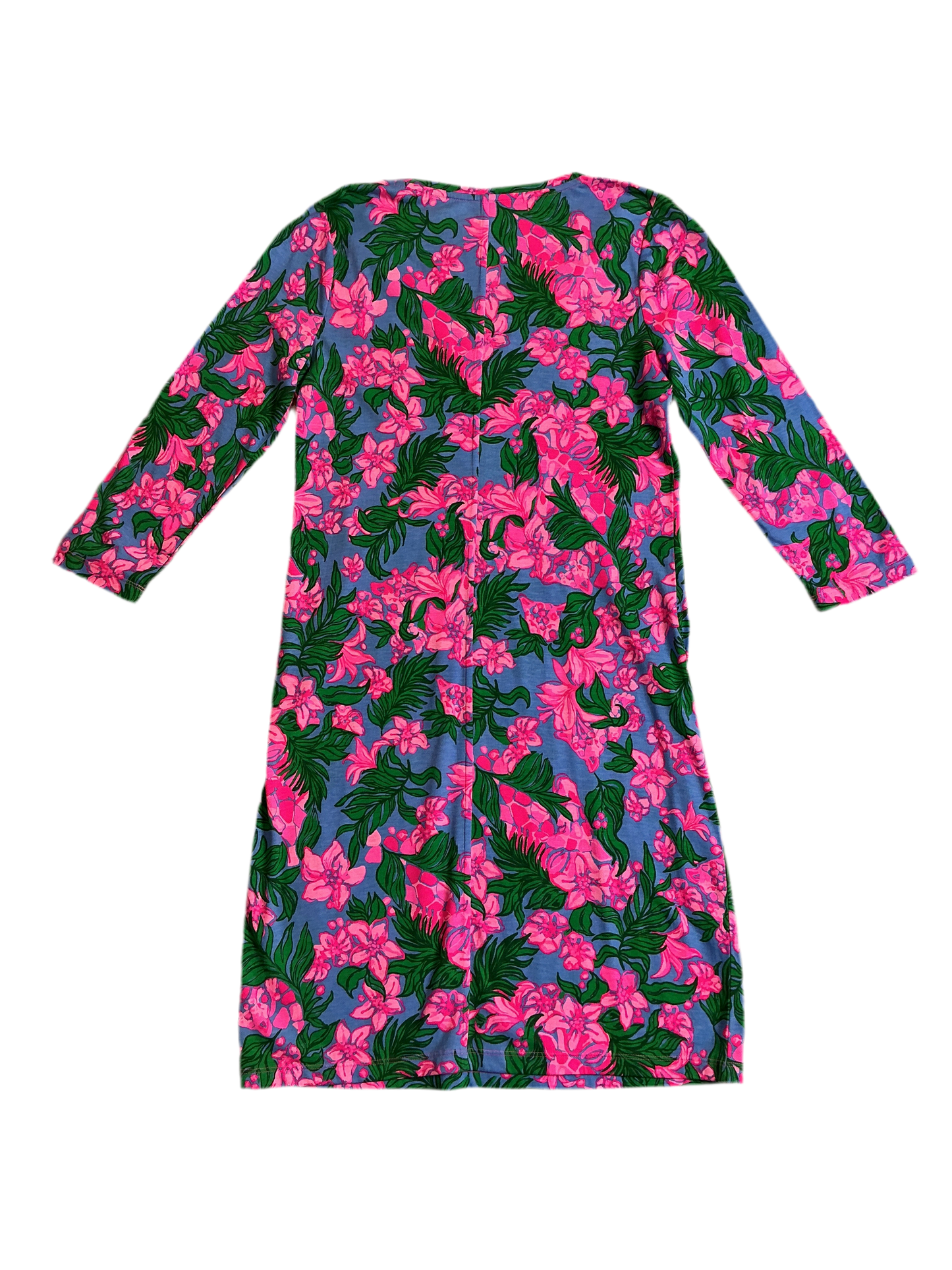 Lilly Pulitzer NWT Tessa 3/4 Sleeve V Neck Cerise Pink Safari Sunset - Size S