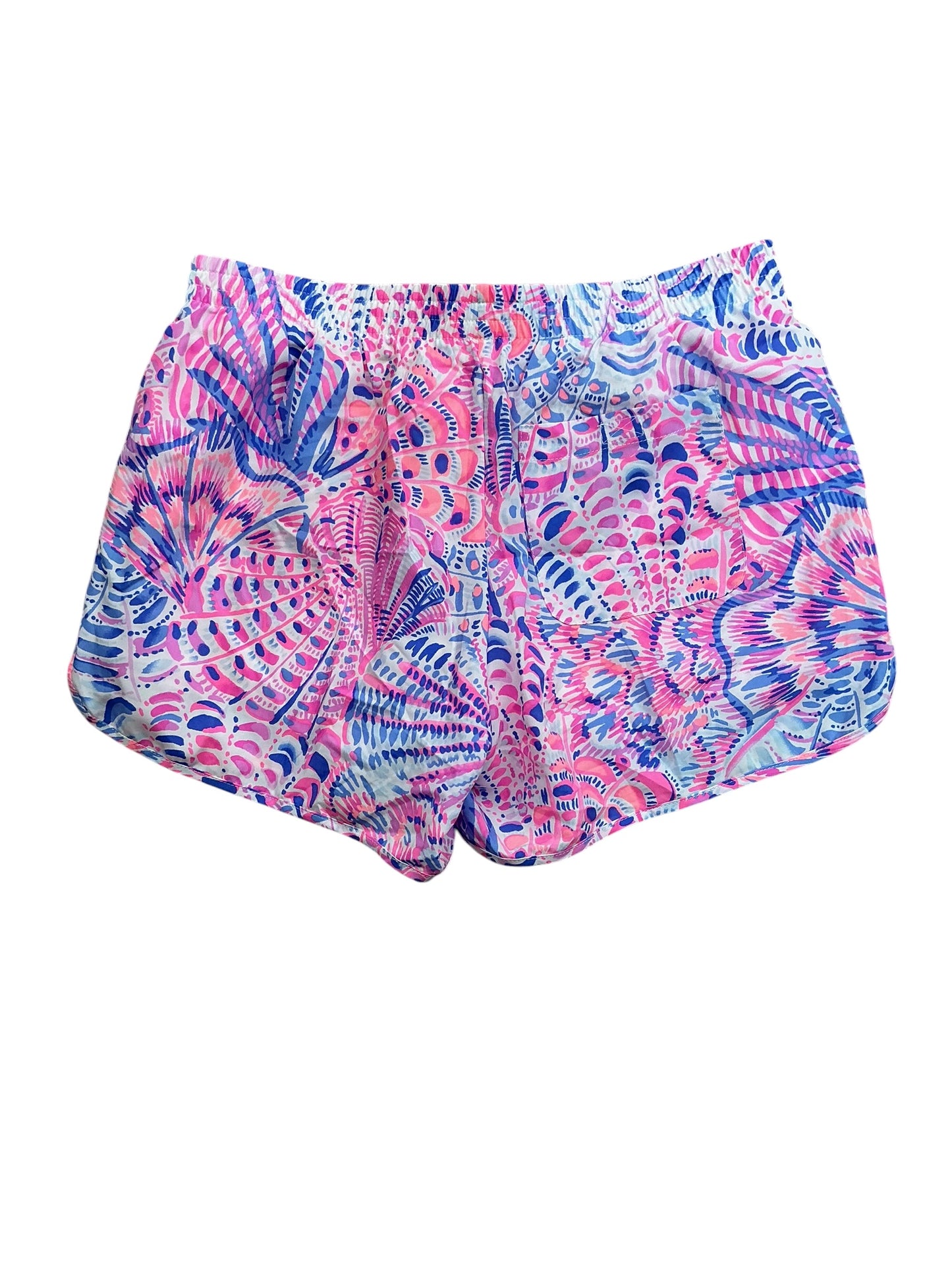 Lilly Pulitzer Luxletic Ocean Trail Shorts Raz Berry See You Soon - Size XS