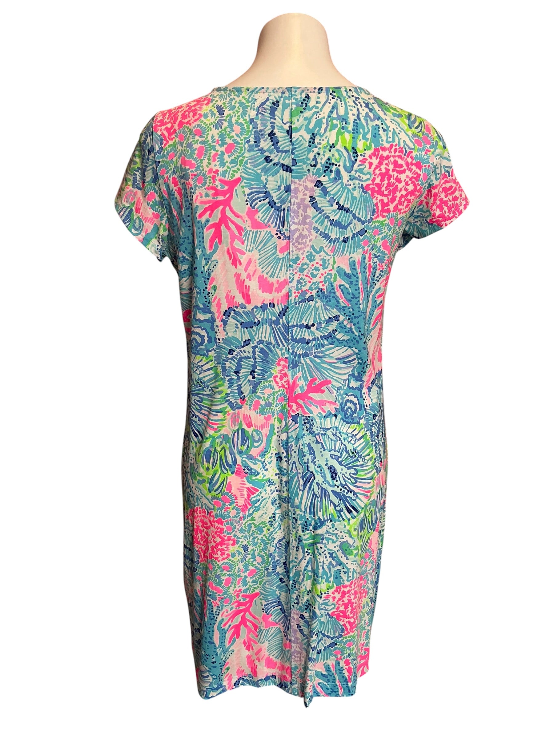 Lilly Pulitzer NWT Brewster Dress Multi Sink Or Swim - Size L