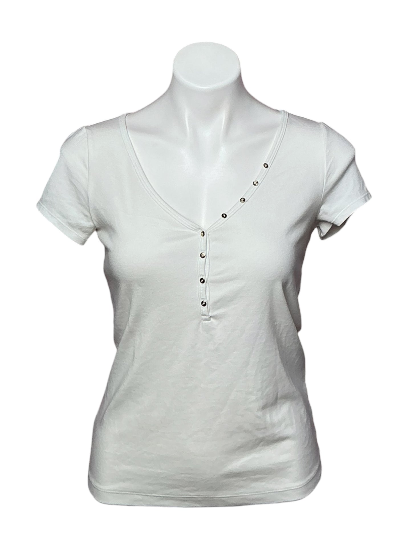 Lilly Pulitzer Dubner Button-Detail Top Resort White - Size S