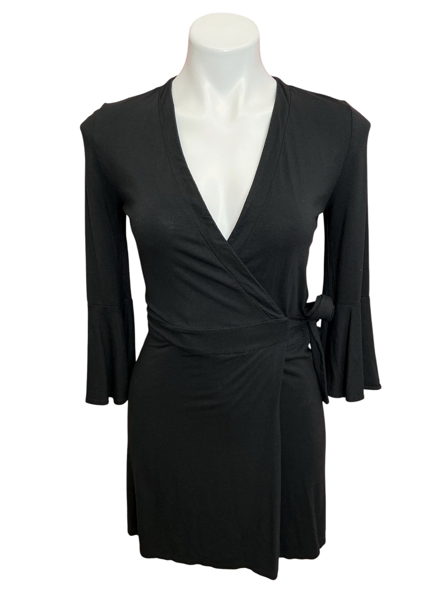 Lilly Pulitzer Karlie Wrap Romper Onyx Black - Size XS
