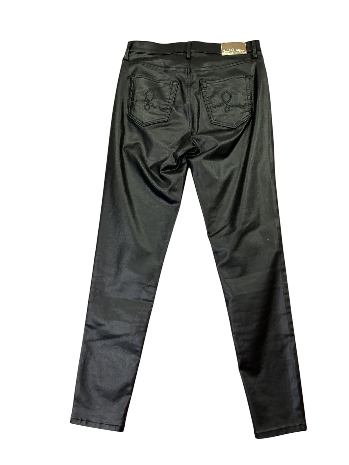 Lilly Pulitzer Eagan High Rise Stretch Black - Size 6