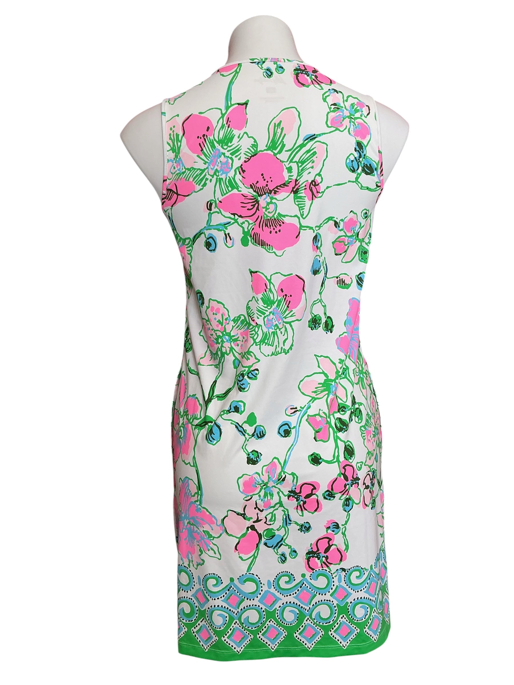 Lilly Pulitzer NWT Johana Sleeveless Cover Up Dress Orchids On The Avenue Engineered - Size XS