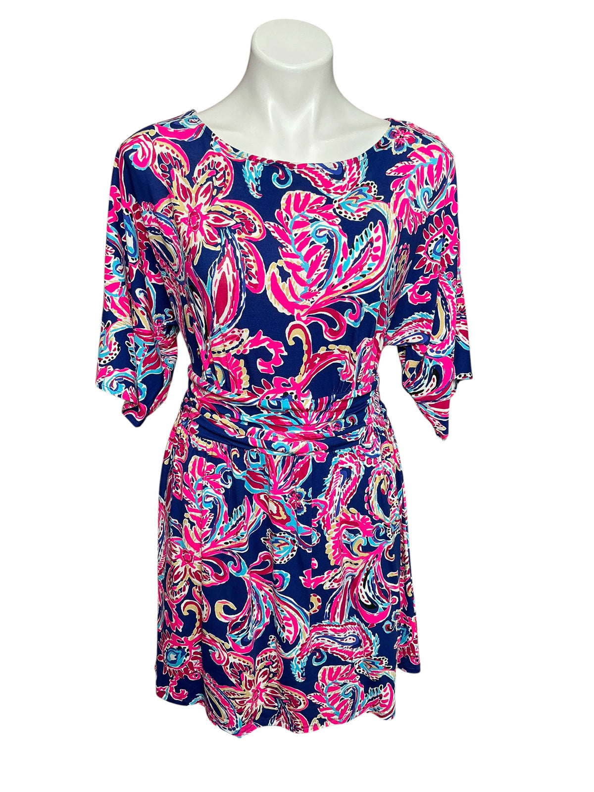Lilly Pulitzer NWT Parigi Boat Neck Romper Multi Fitting About - Size L