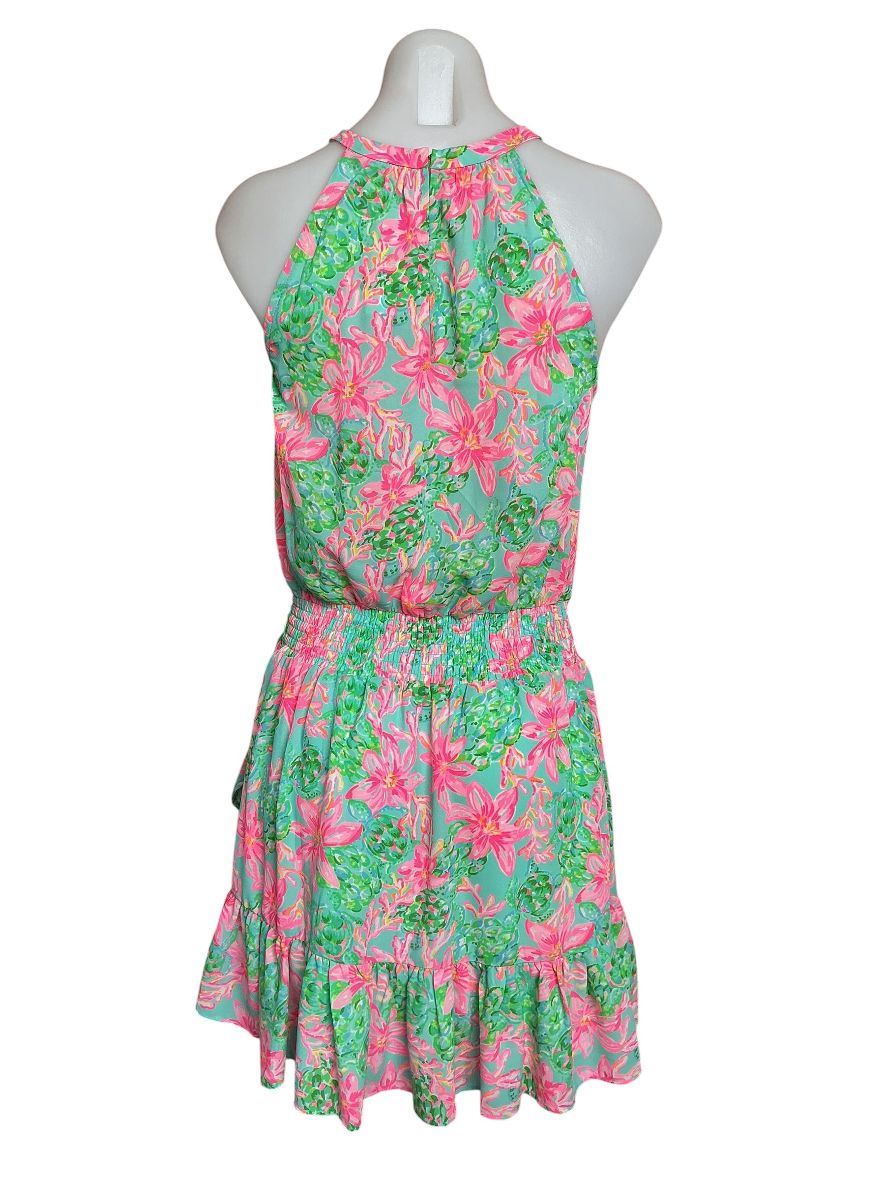 Lilly Pulitzer Pamelyn Dress - Surf Blue So Shellegant - Size 4