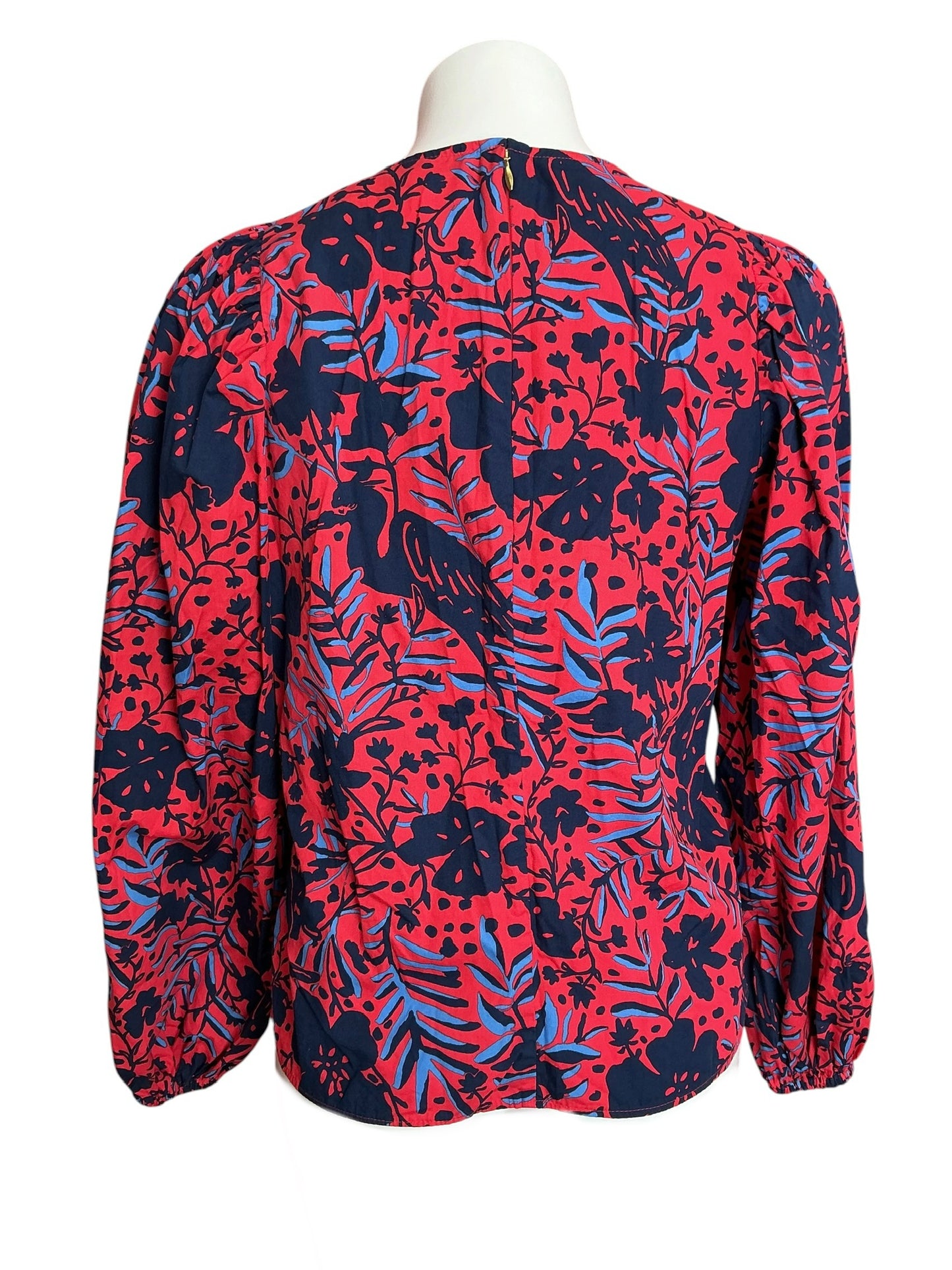 Lilly Pulitzer Lynnley Top Ruby Red Heron My Own - Size S