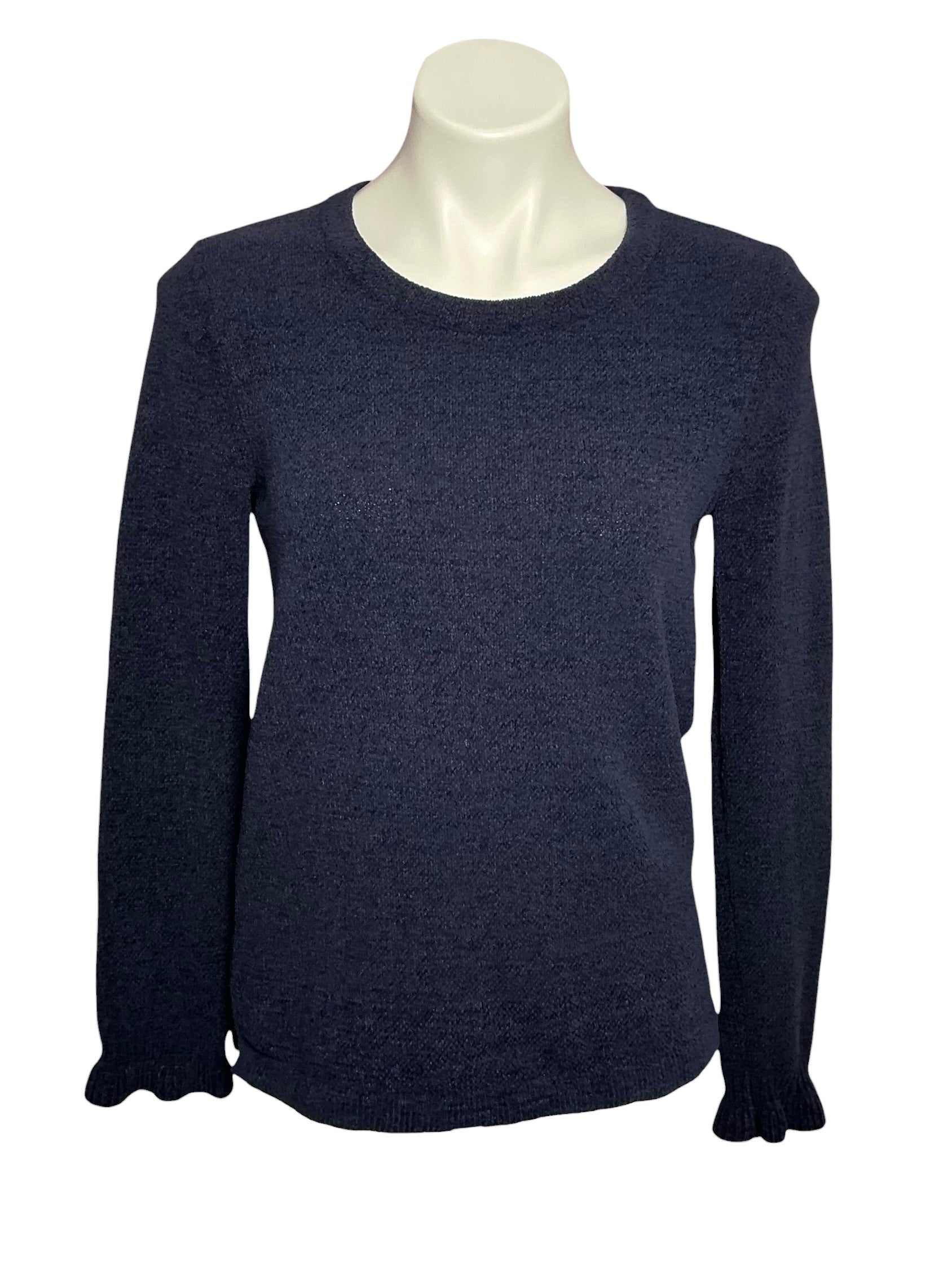Lilly Pulitzer Calloway Chenille Crew Neck Sweater Navy Blue - Size S