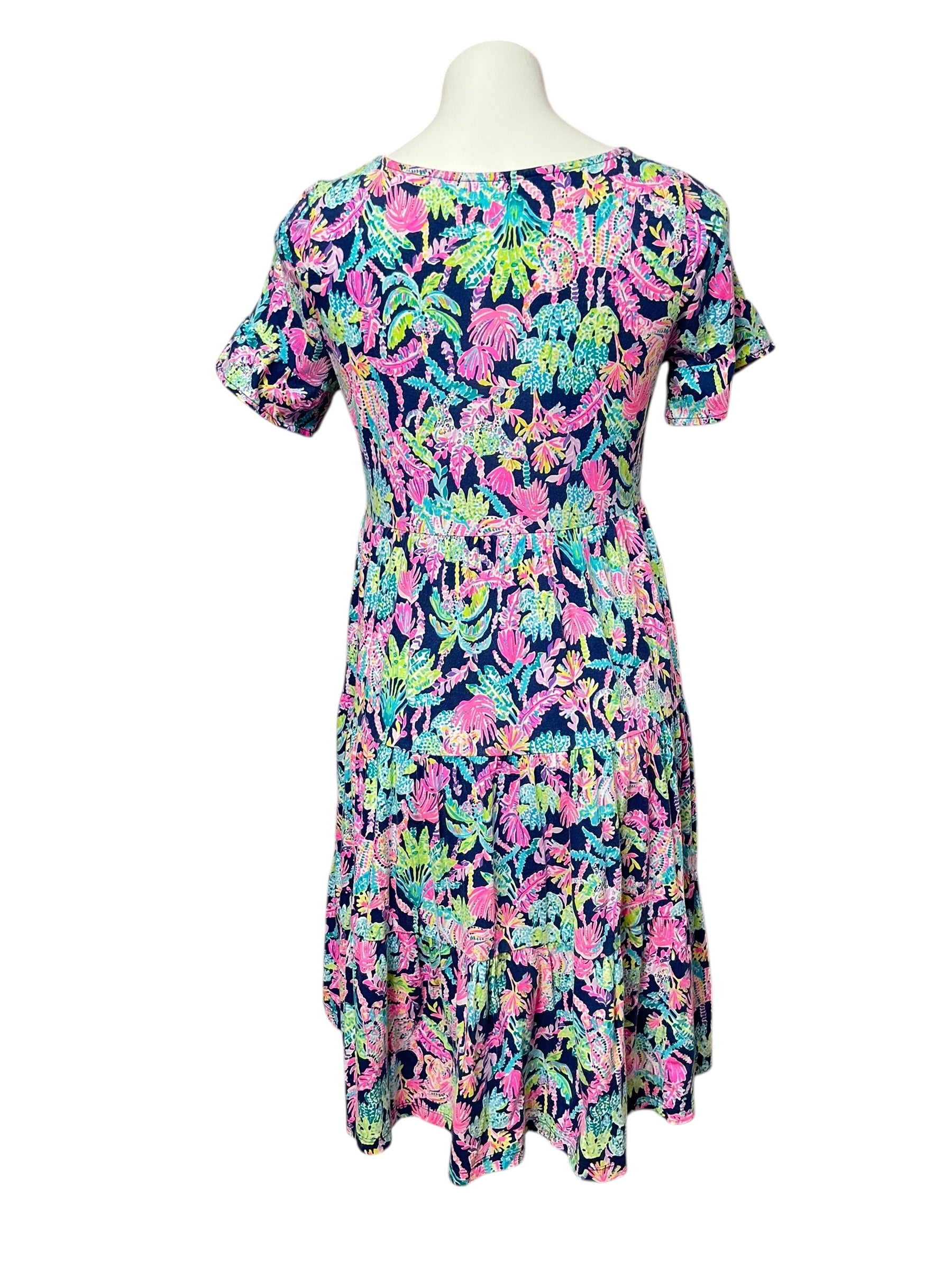 Lilly Pulitzer (As Is) Jodee Dress - Oyster Bay Navy Seen And Heard - Size S