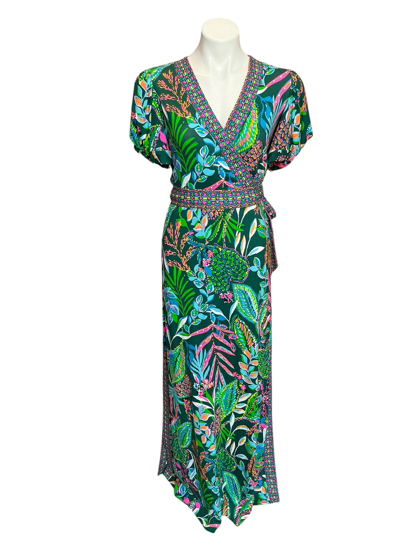 Lilly Pulitzer Sailynn Maxi Set Sunshine Jungle Engineered - Size S